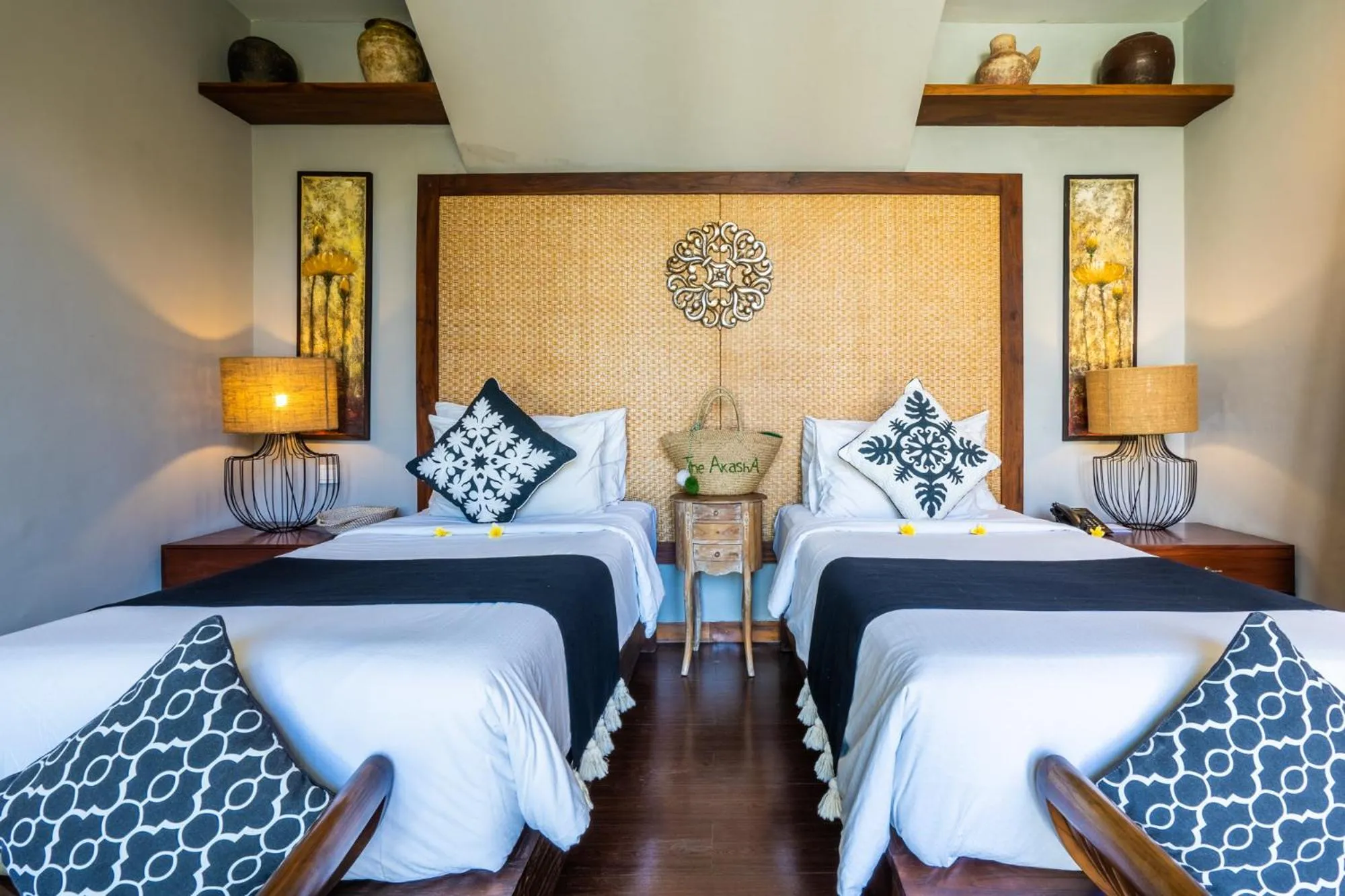 Bed in The Akasha Seminyak Bali Luxury Villas