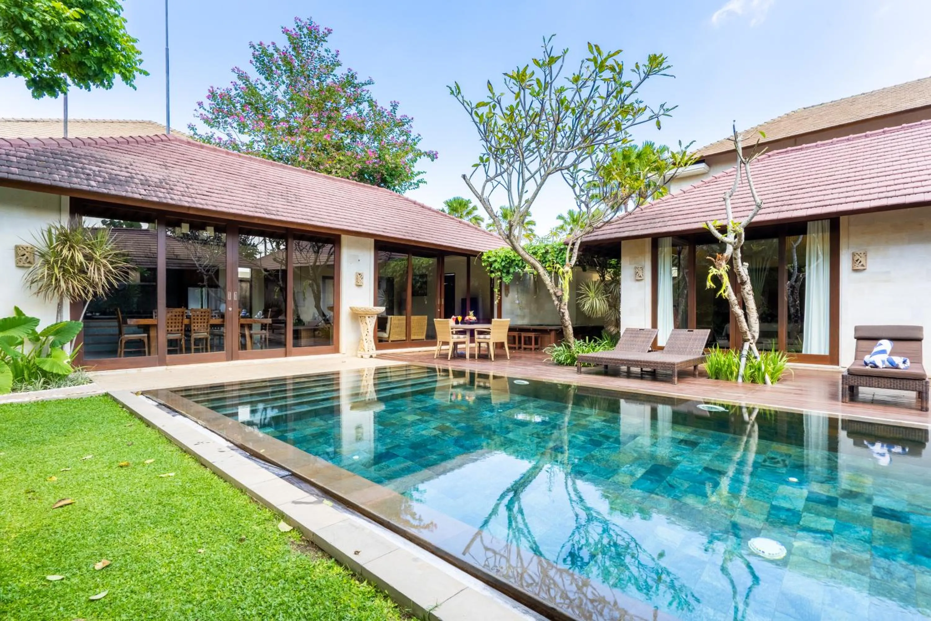 Swimming pool in The Akasha Seminyak Bali Luxury Villas