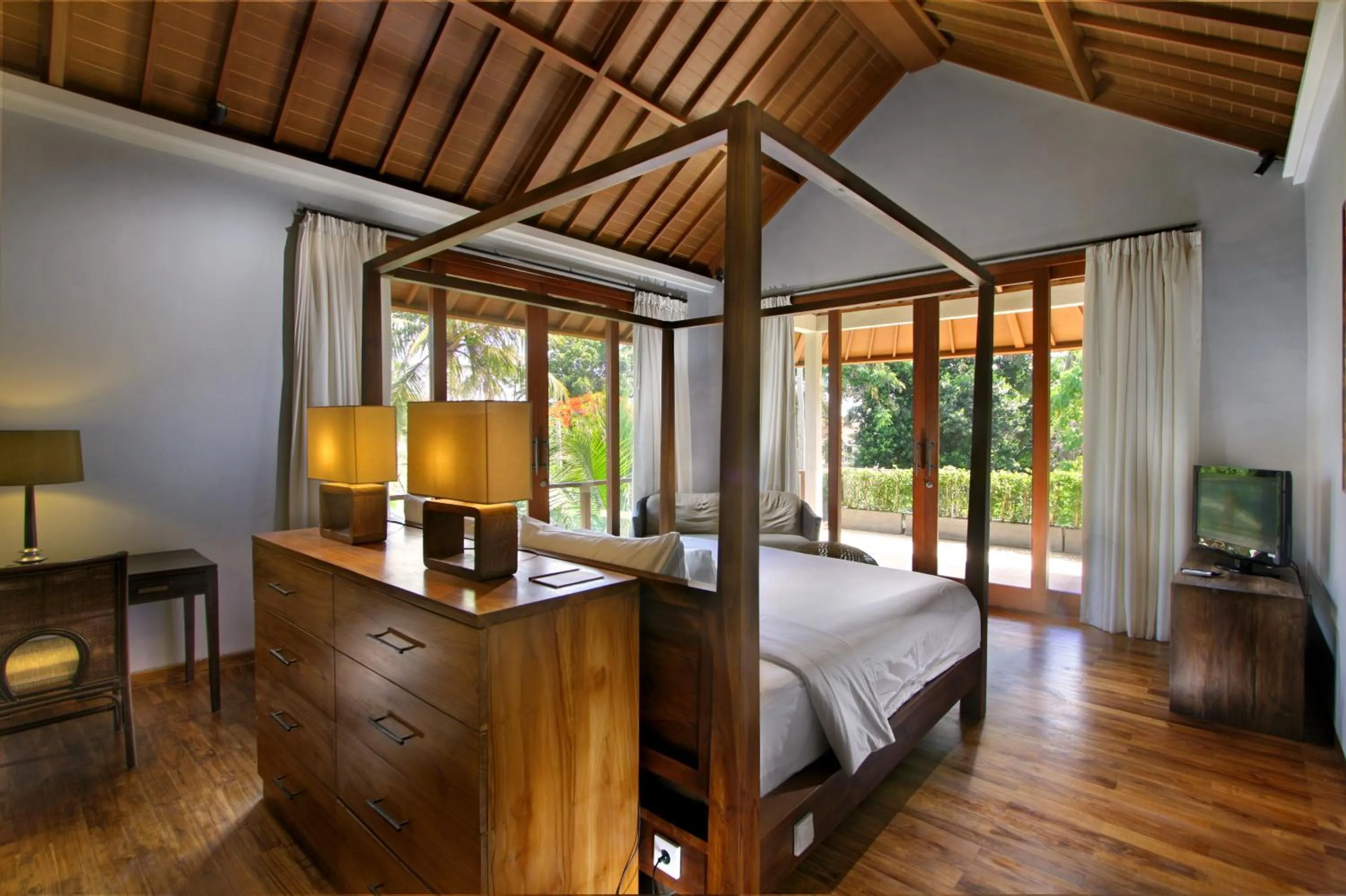 Bed in The Akasha Seminyak Bali Luxury Villas