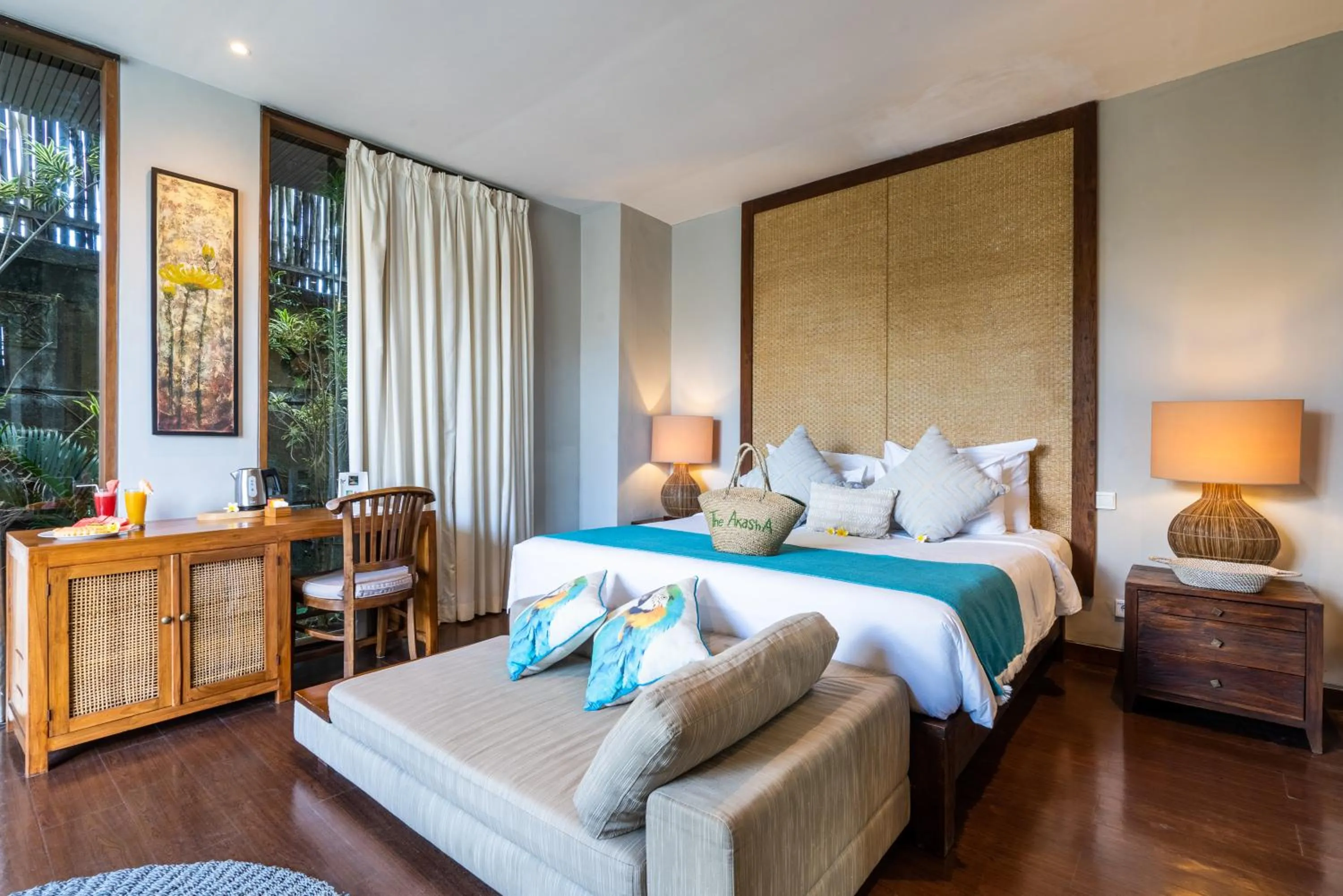Bed in The Akasha Seminyak Bali Luxury Villas