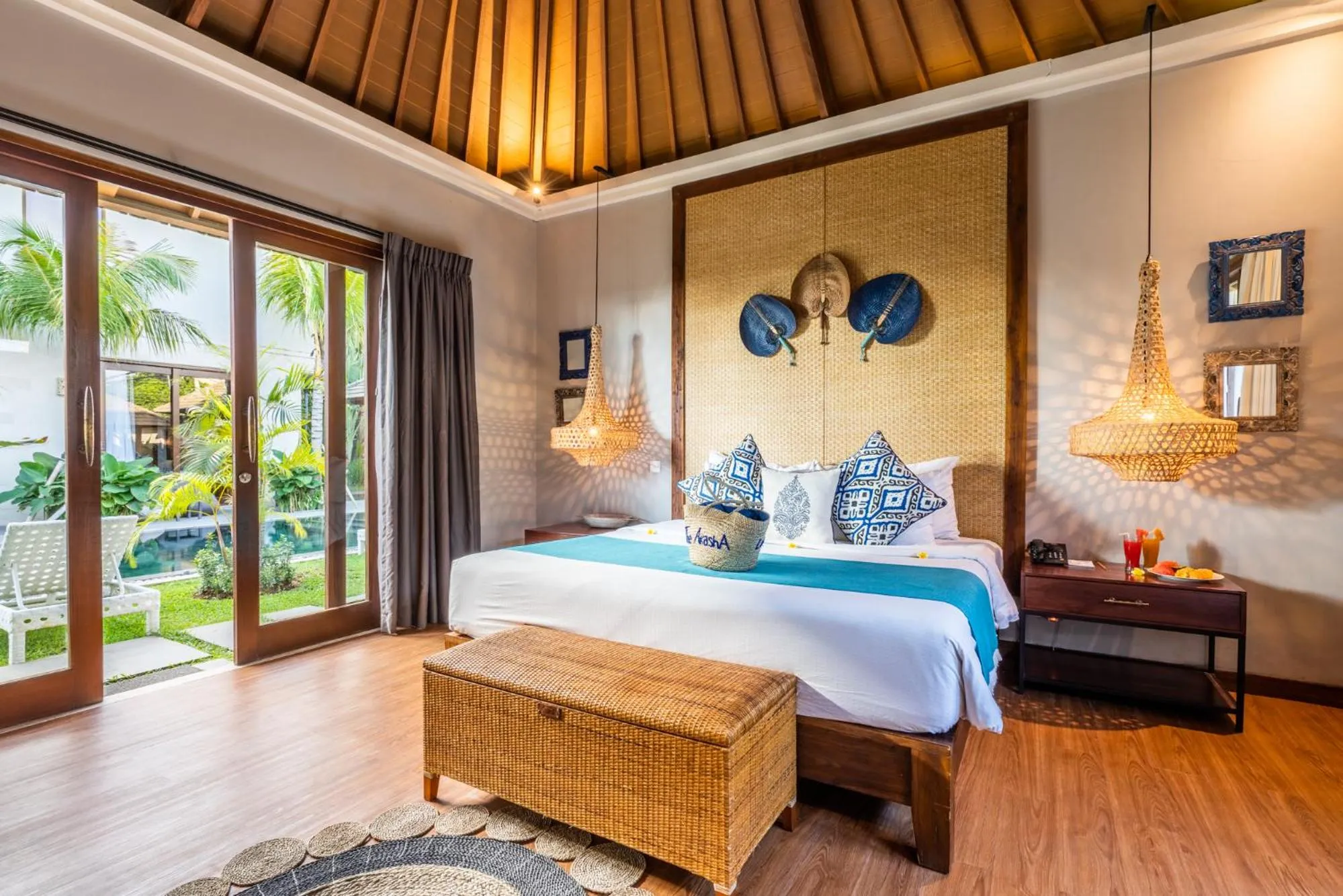 Bed in The Akasha Seminyak Bali Luxury Villas