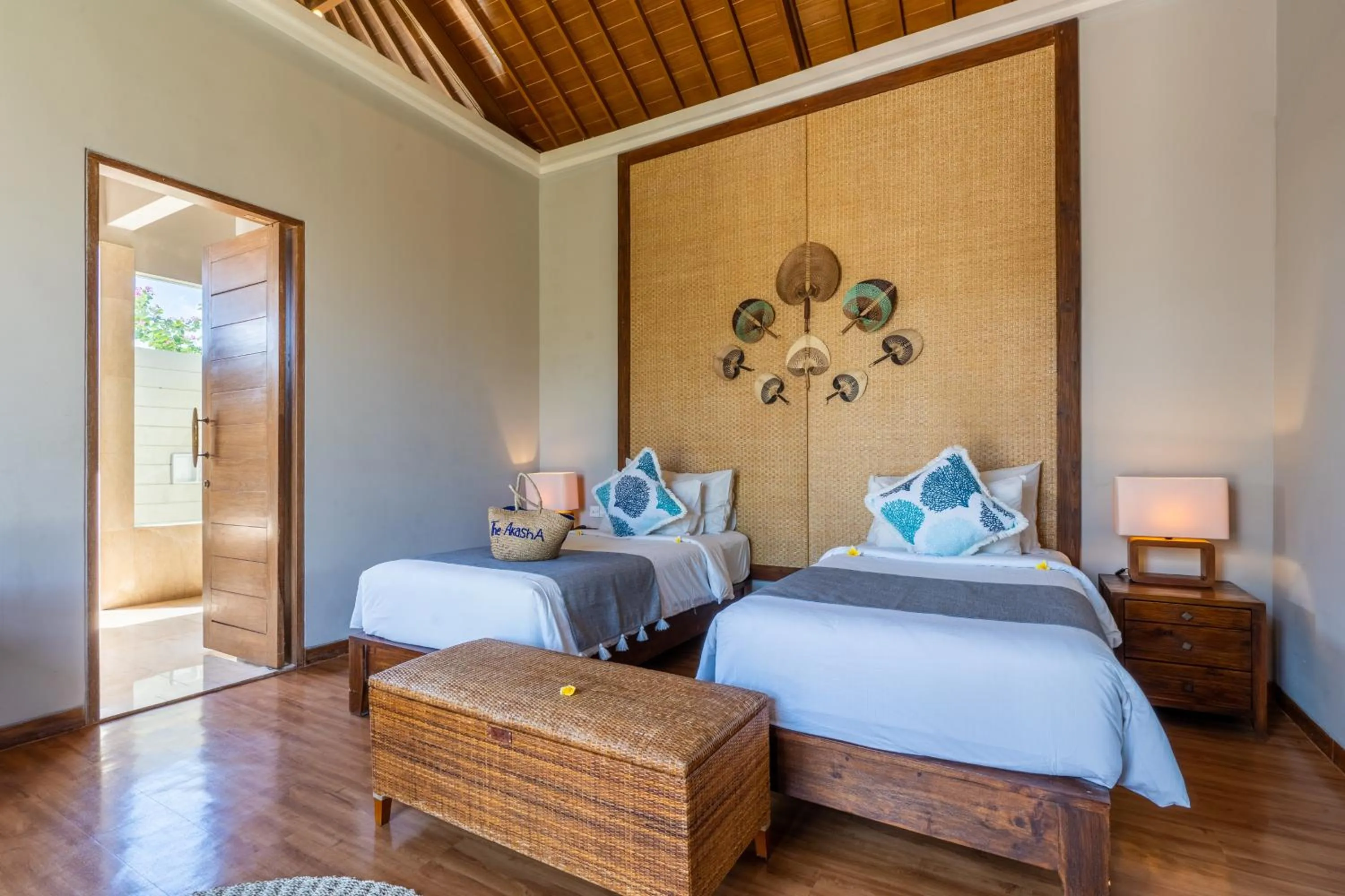 Bed in The Akasha Seminyak Bali Luxury Villas