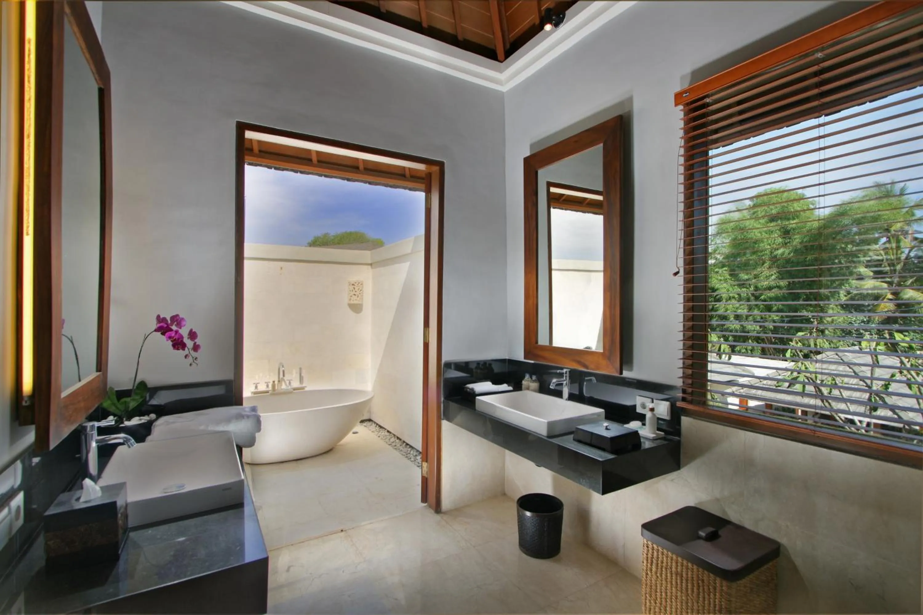 Shower in The Akasha Seminyak Bali Luxury Villas