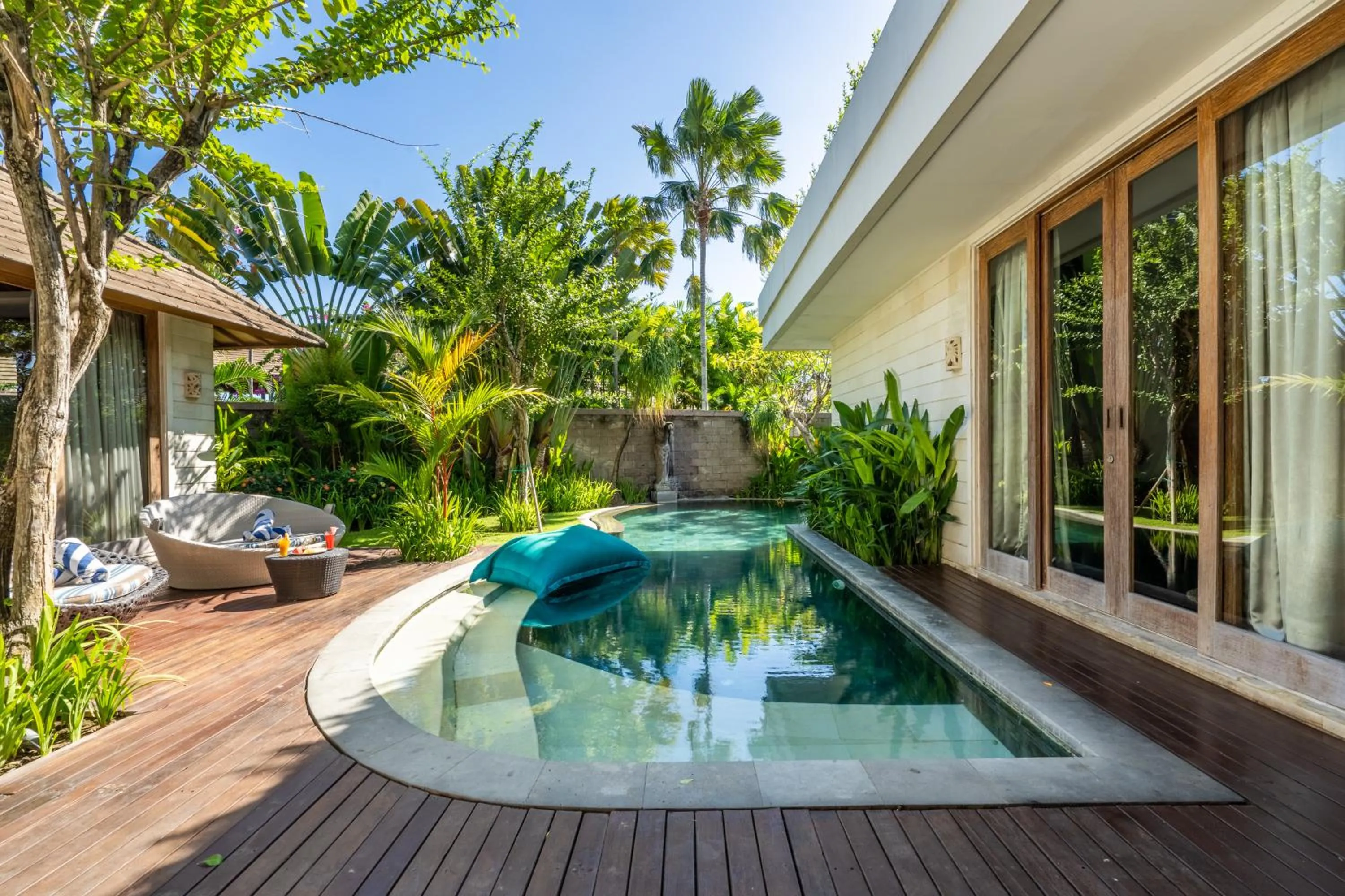 Swimming pool in The Akasha Seminyak Bali Luxury Villas