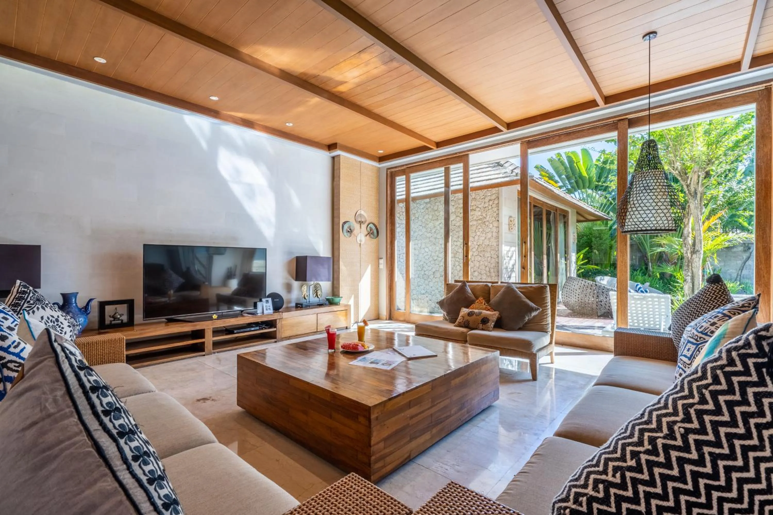 Living room in The Akasha Seminyak Bali Luxury Villas