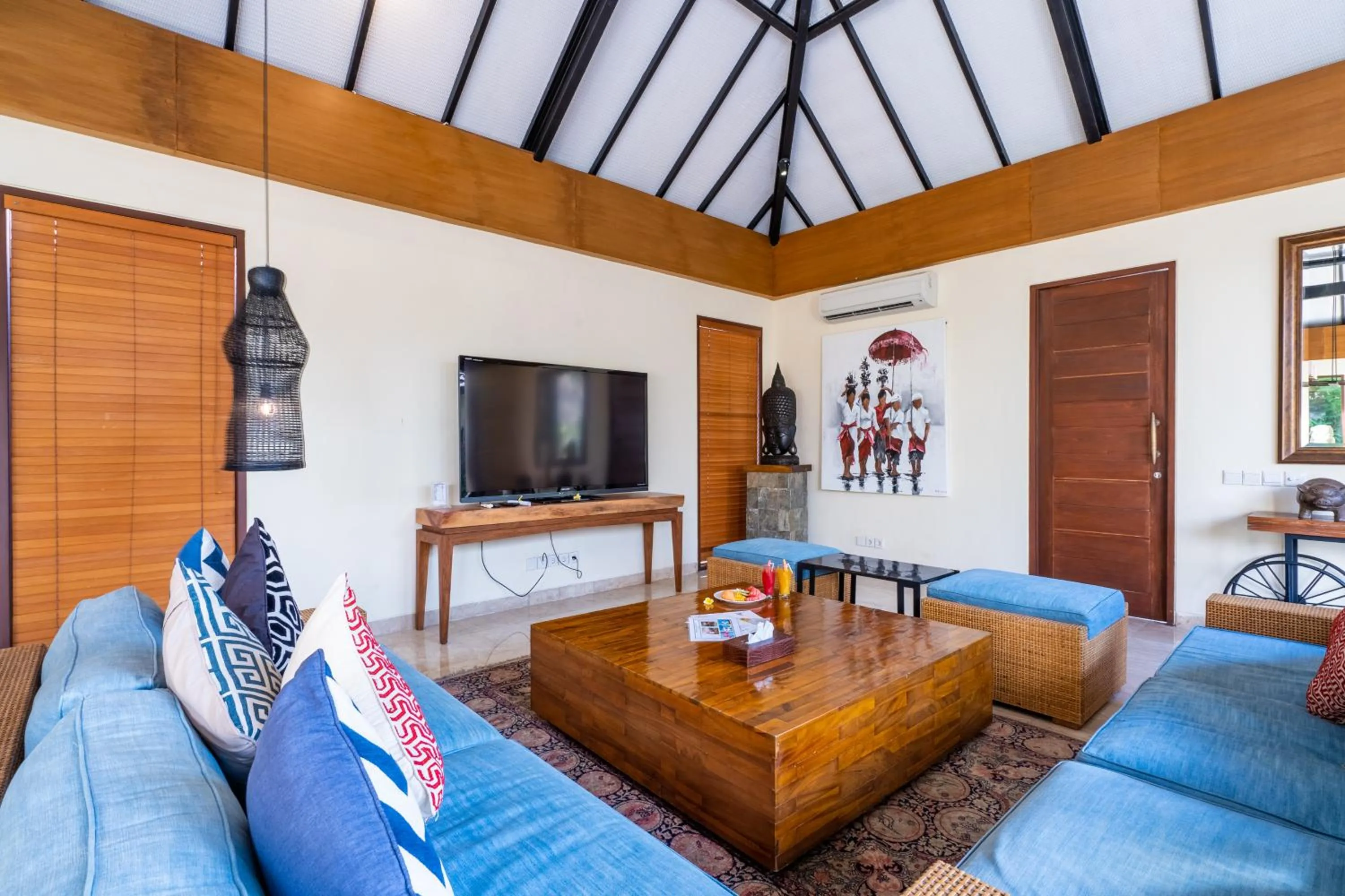 Living room in The Akasha Seminyak Bali Luxury Villas