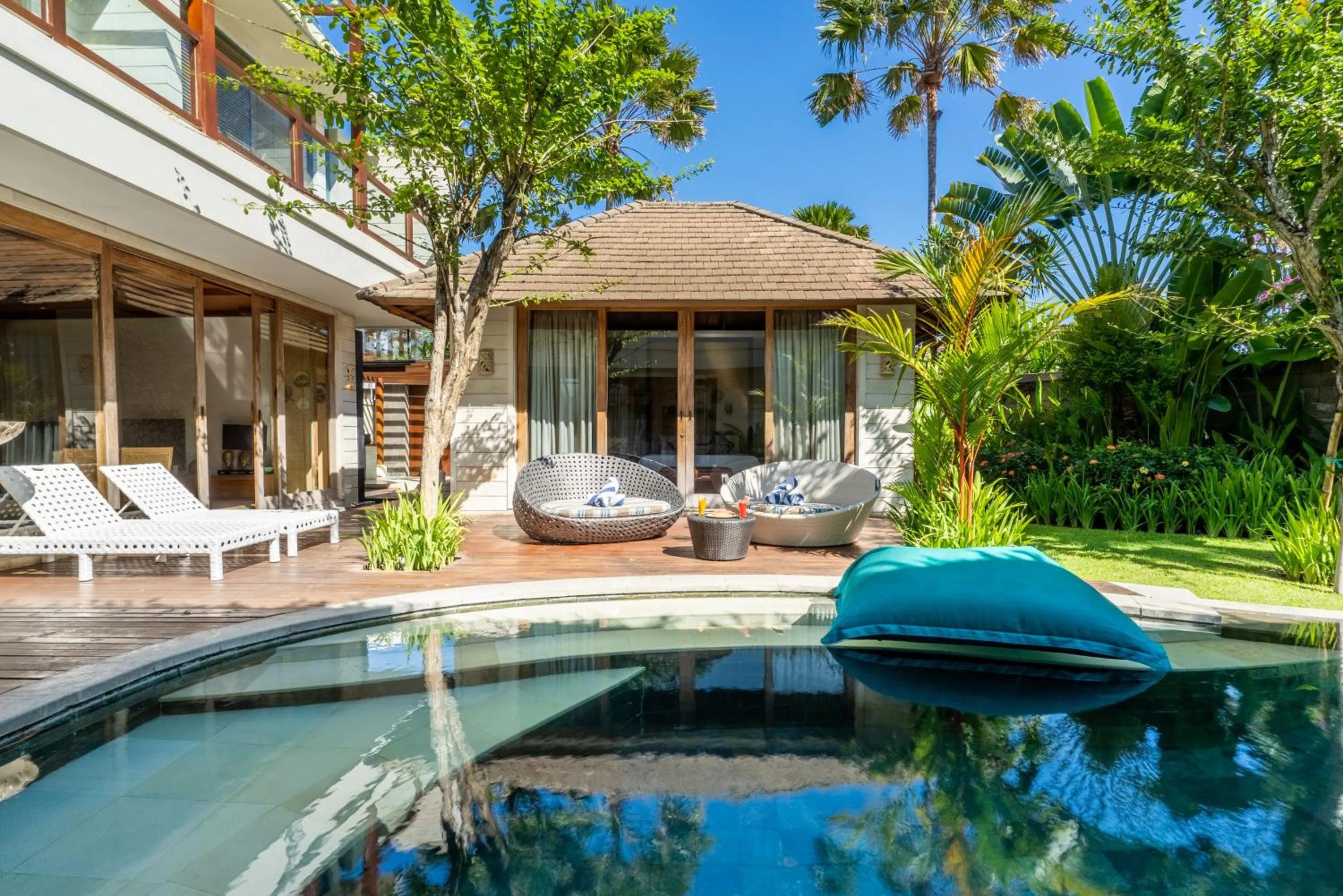 Swimming pool in The Akasha Seminyak Bali Luxury Villas