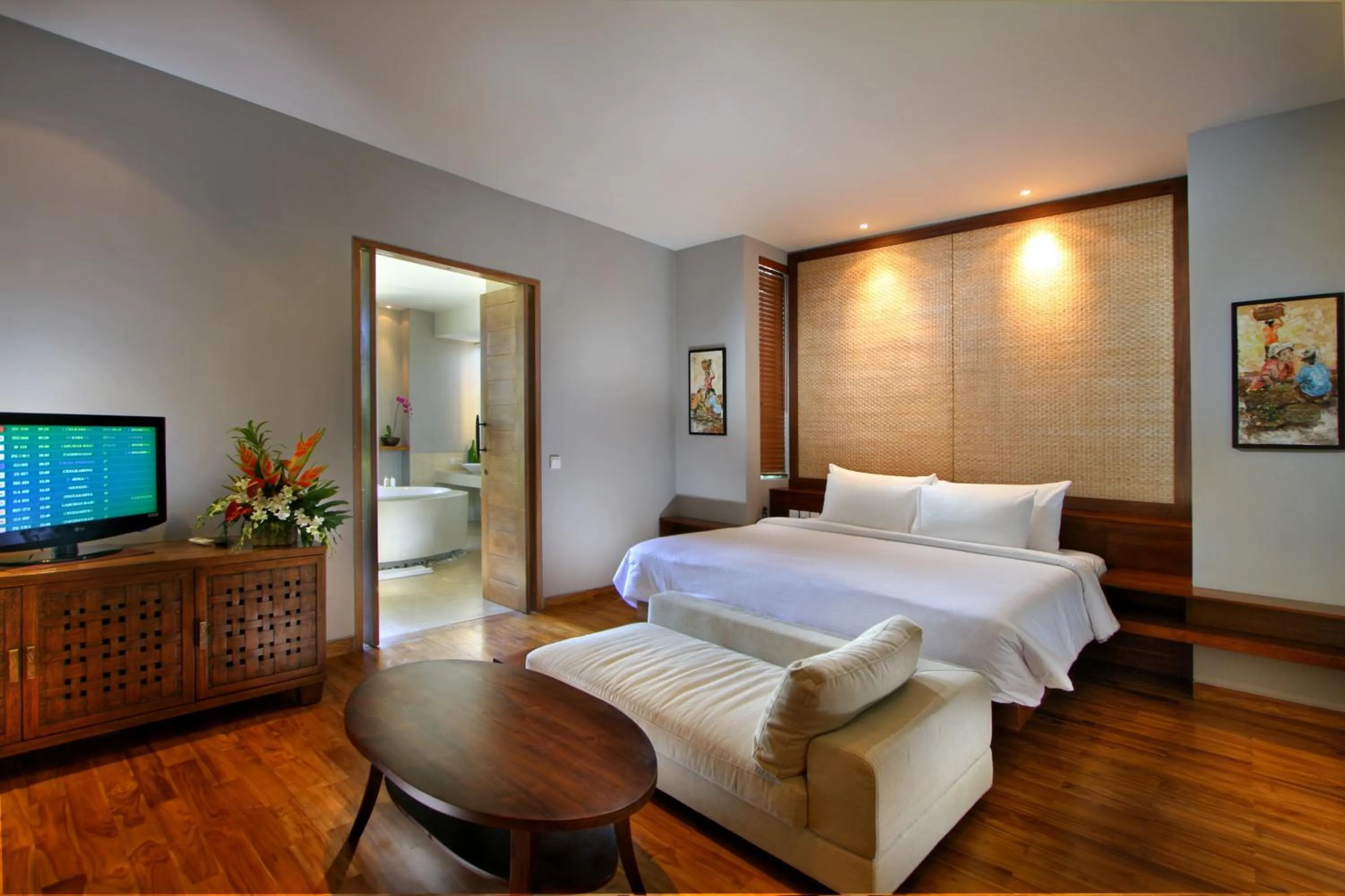 Bed in The Akasha Seminyak Bali Luxury Villas