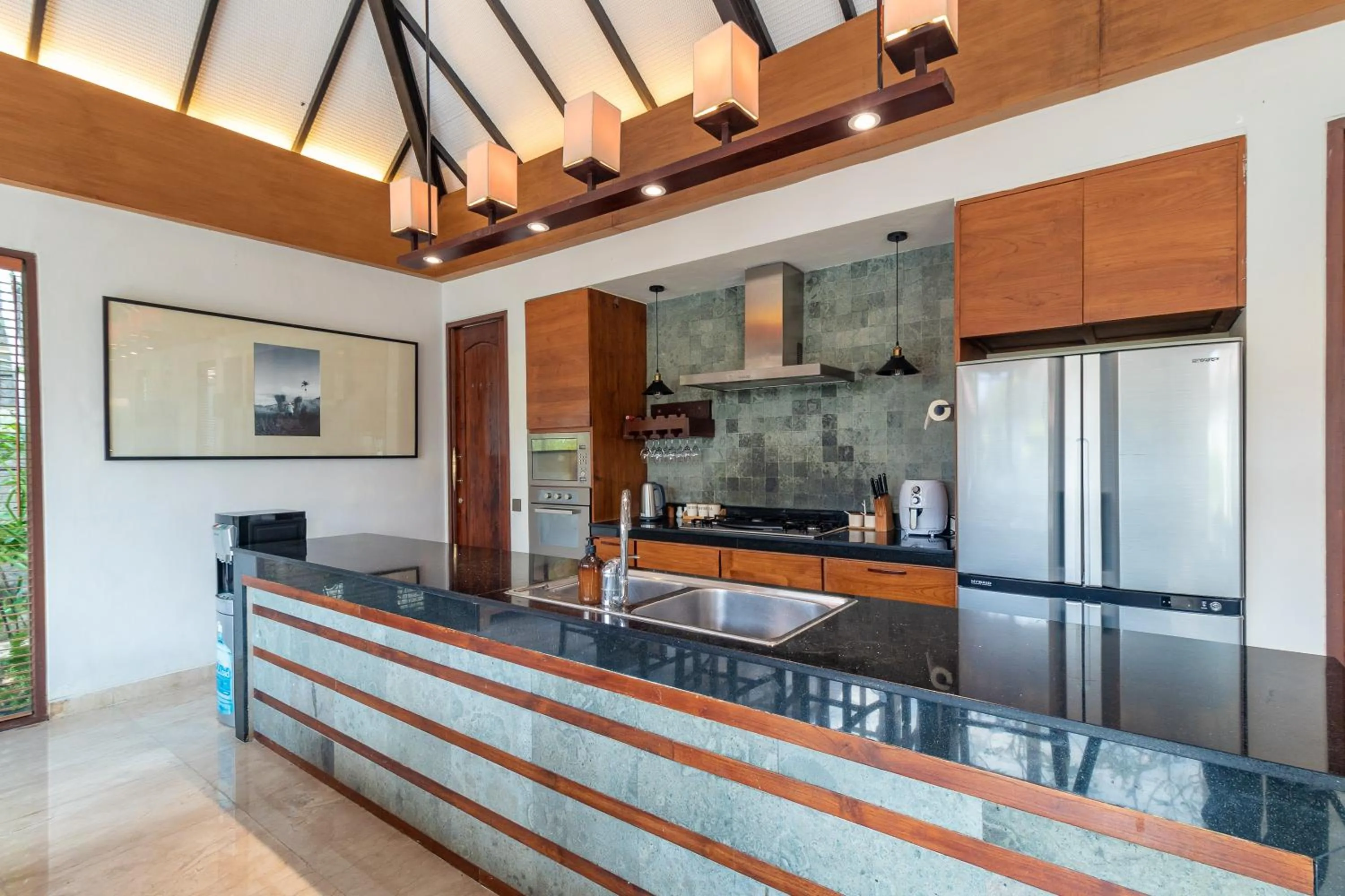 Kitchen or kitchenette in The Akasha Seminyak Bali Luxury Villas