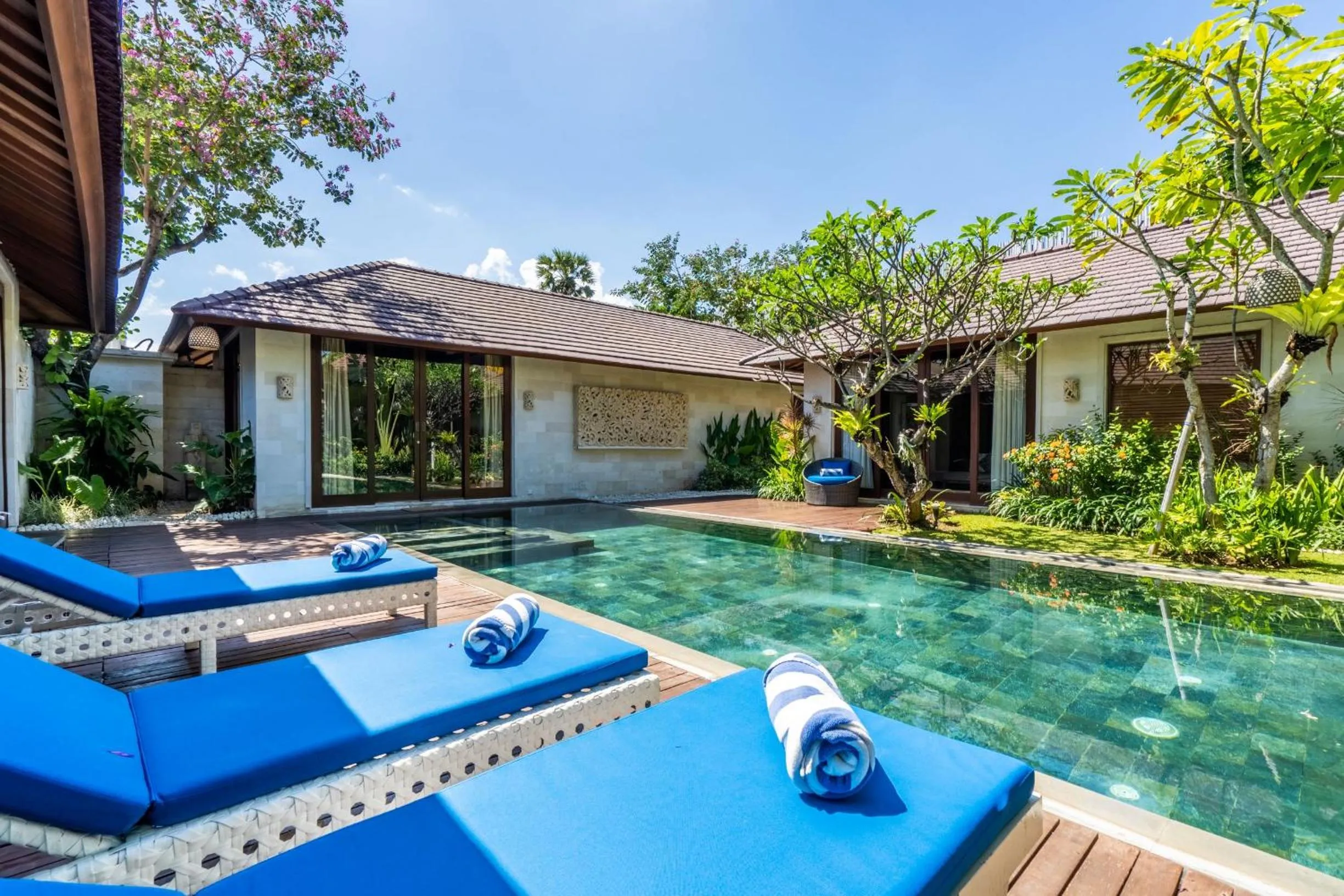 Swimming pool in The Akasha Seminyak Bali Luxury Villas