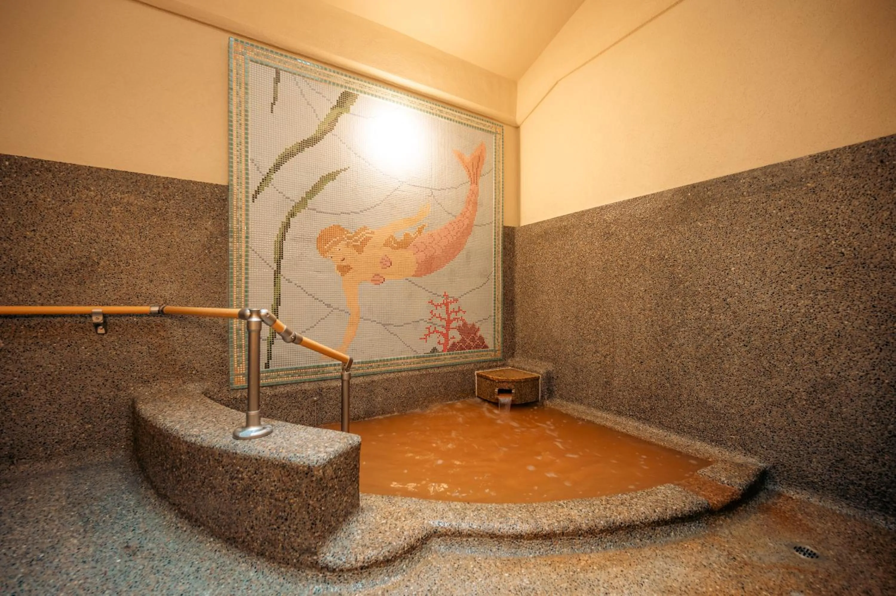 Hot Spring Bath in Hotel Hanakoyado
