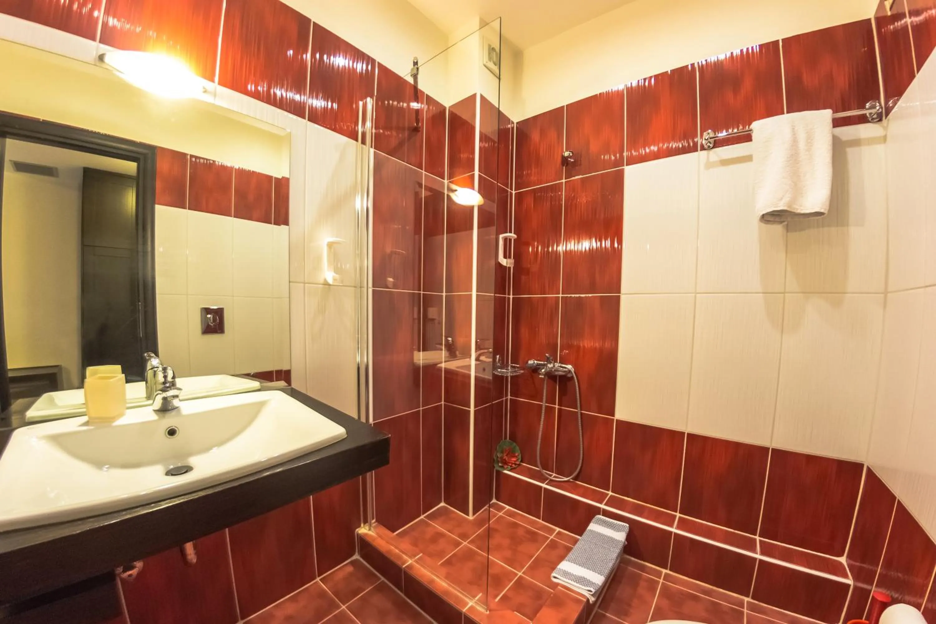 Shower in Giotis Boutique Hotel