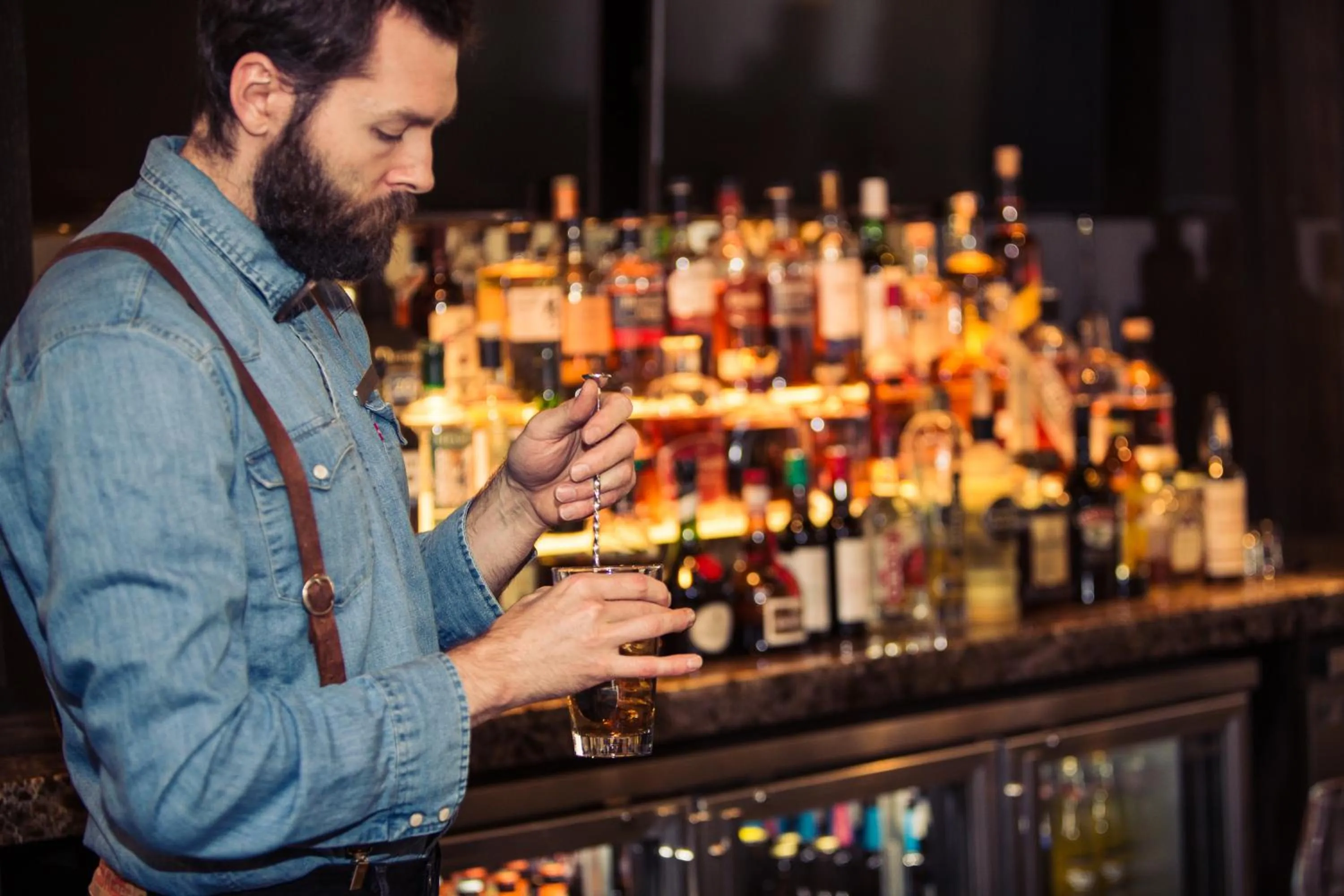 Alcoholic drinks in Crosswaters Resort at Kananaskis