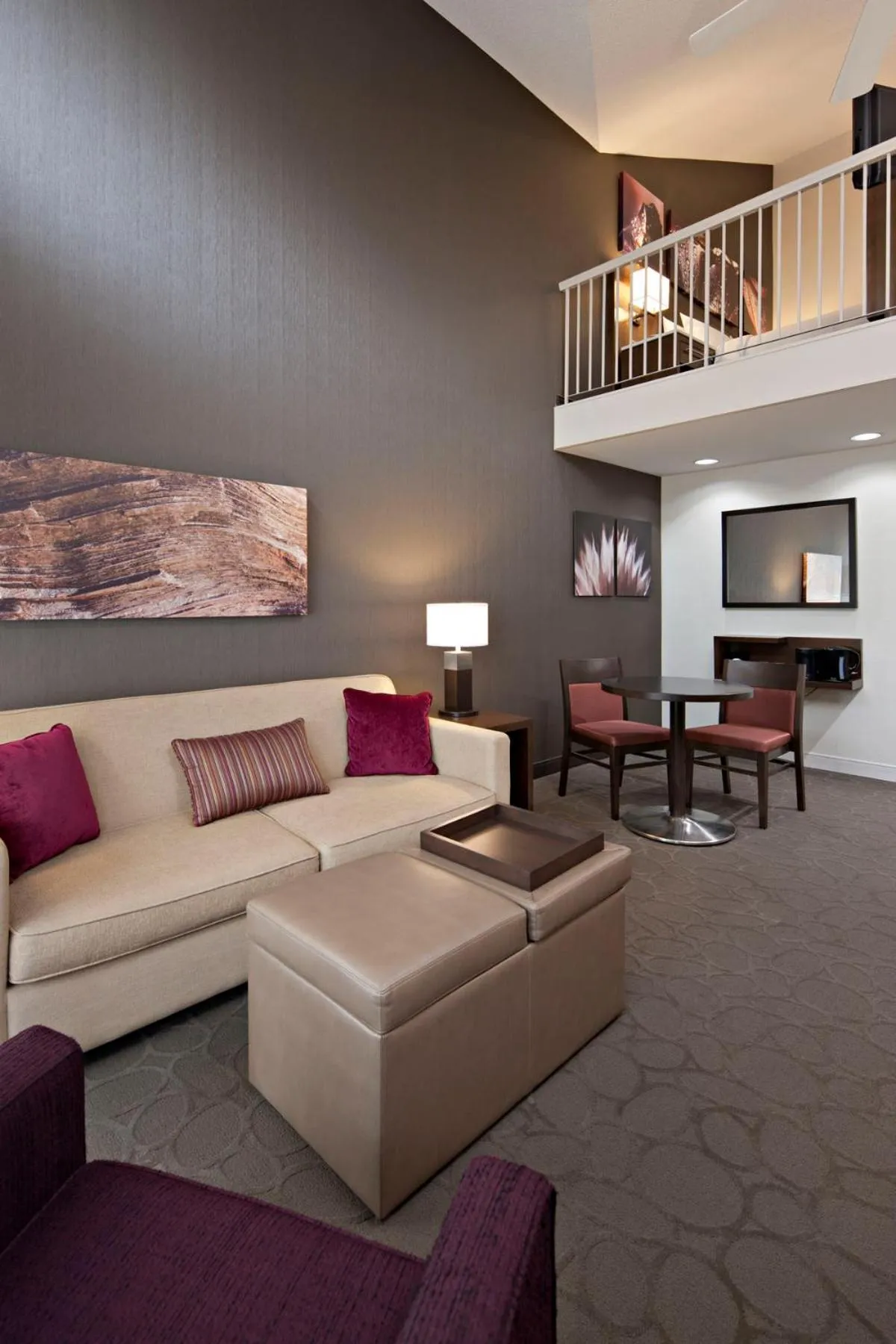 Living room, Seating Area in Crosswaters Resort at Kananaskis
