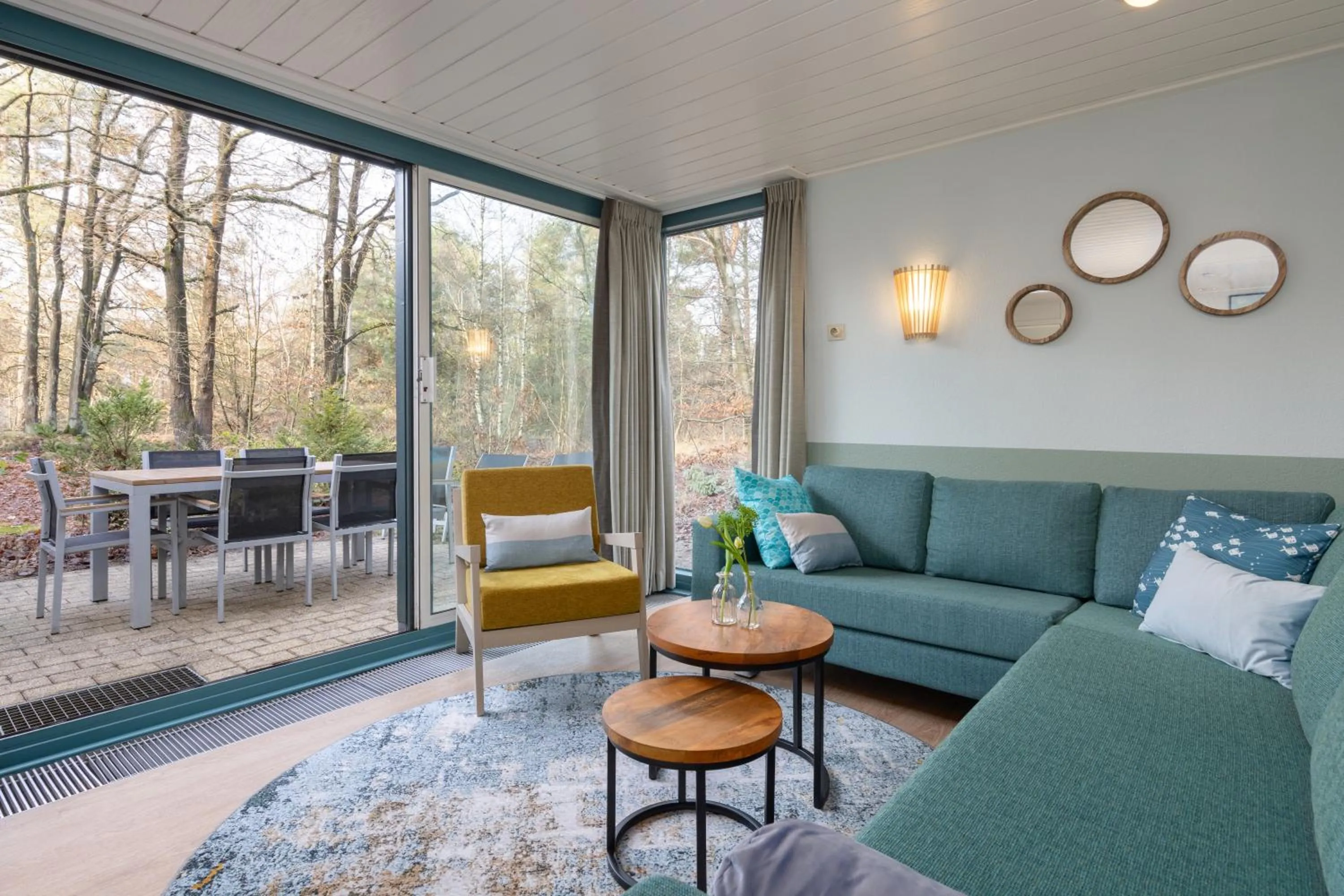 Living room in Center Parcs Vossemeren