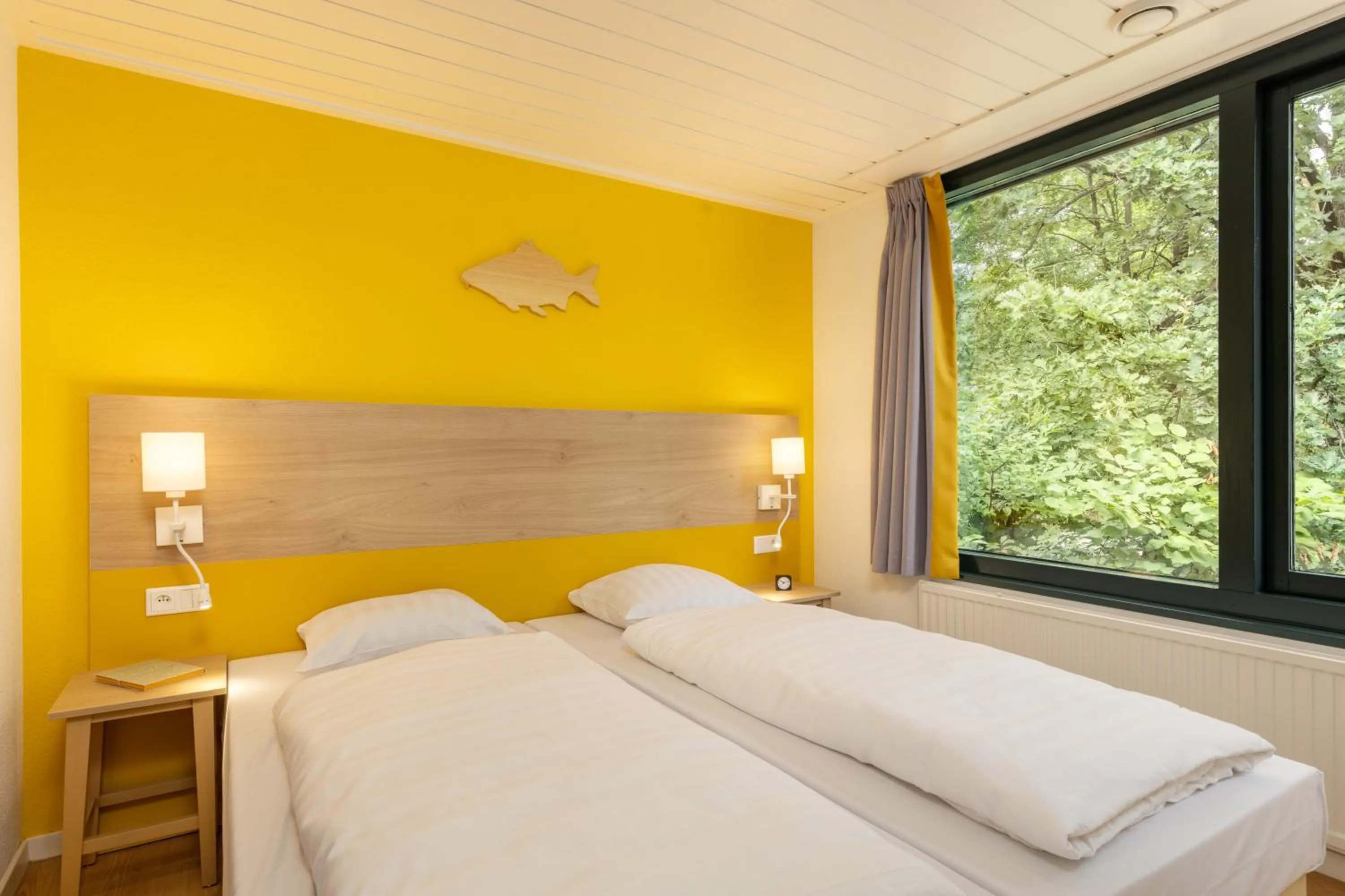 Bedroom, Bed in Center Parcs Vossemeren