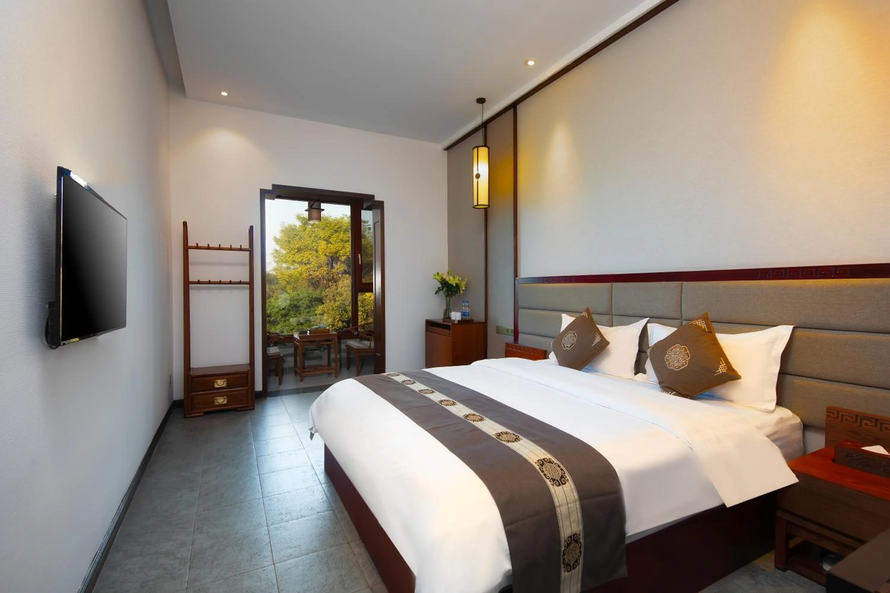 Bed in Aroma Tea House