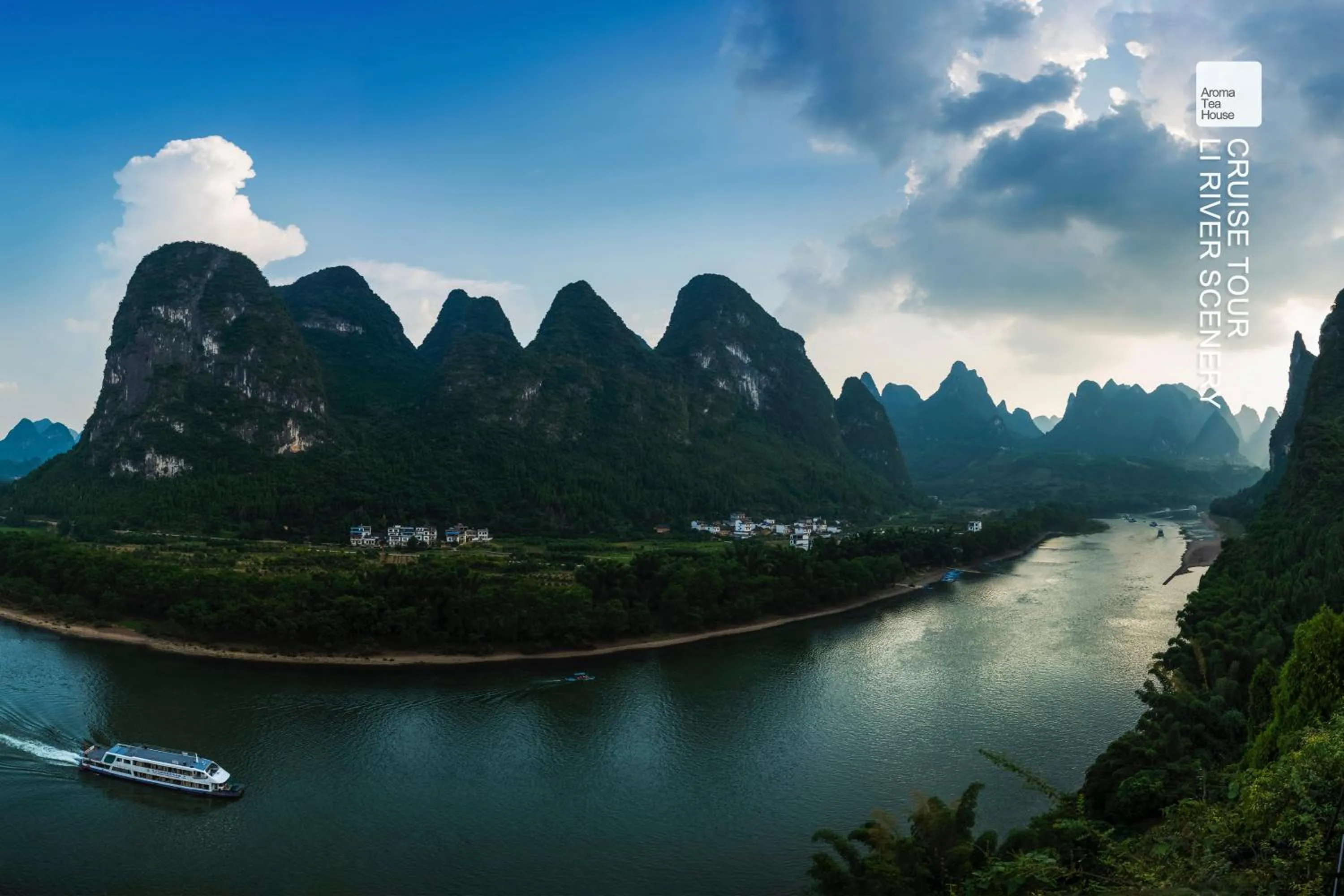 Location in Aroma Tea House