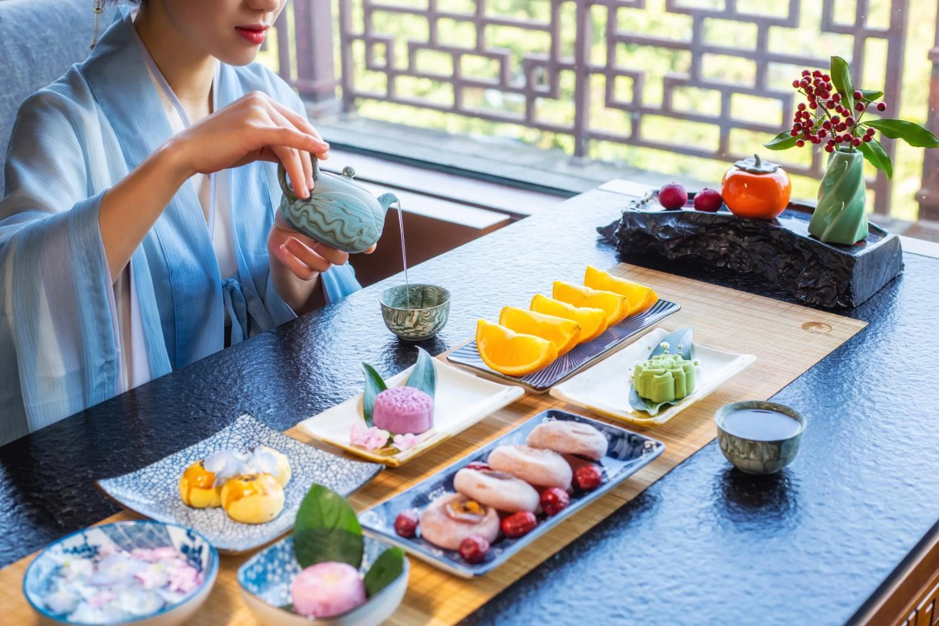 Food and drinks in Aroma Tea House