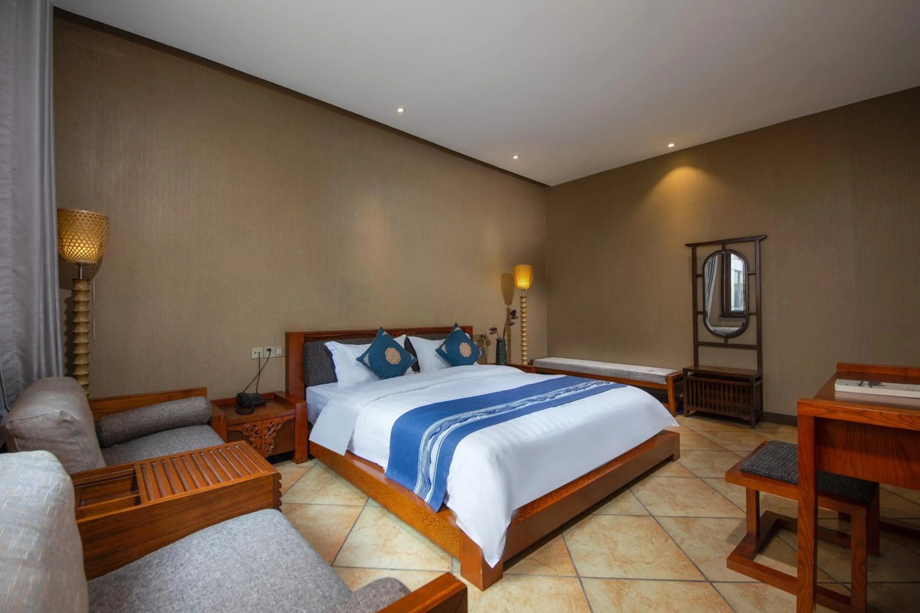 Bed in Aroma Tea House