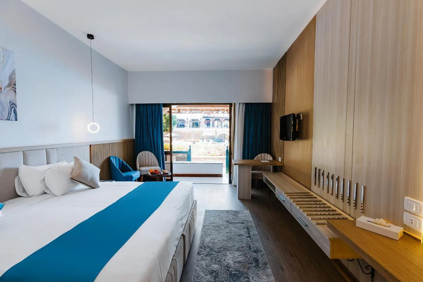 Bed in Basma Hotel Aswan