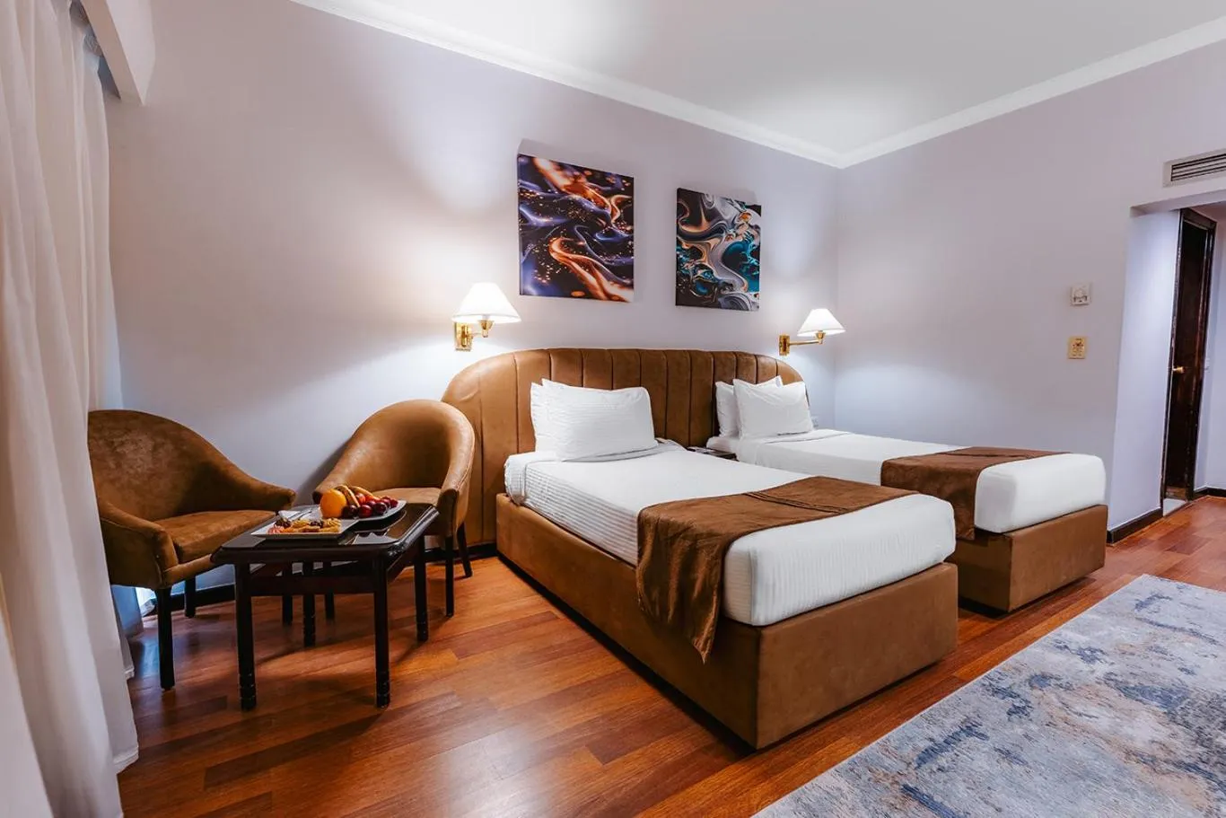 Bed in Basma Hotel Aswan