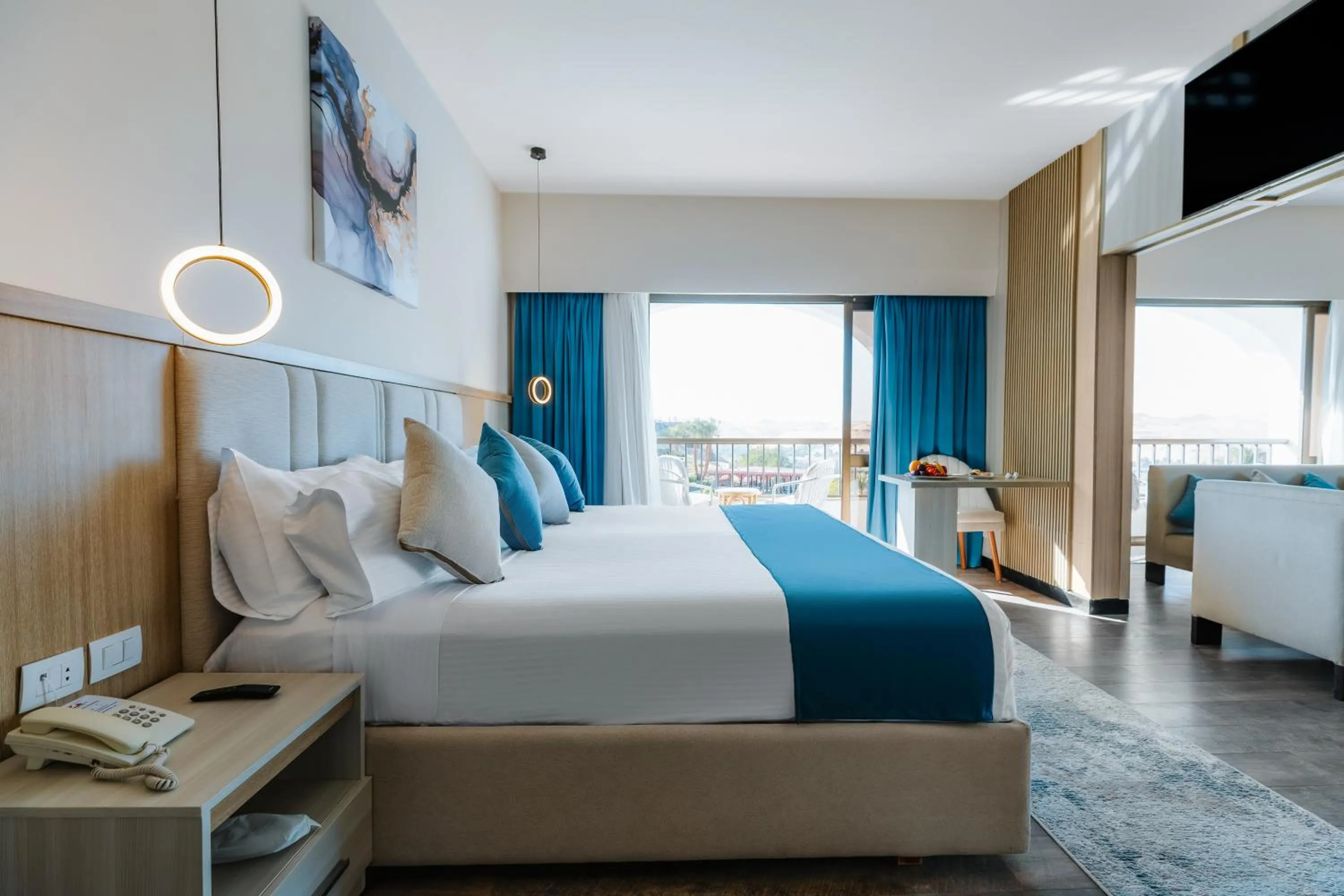 Bed in Basma Hotel Aswan