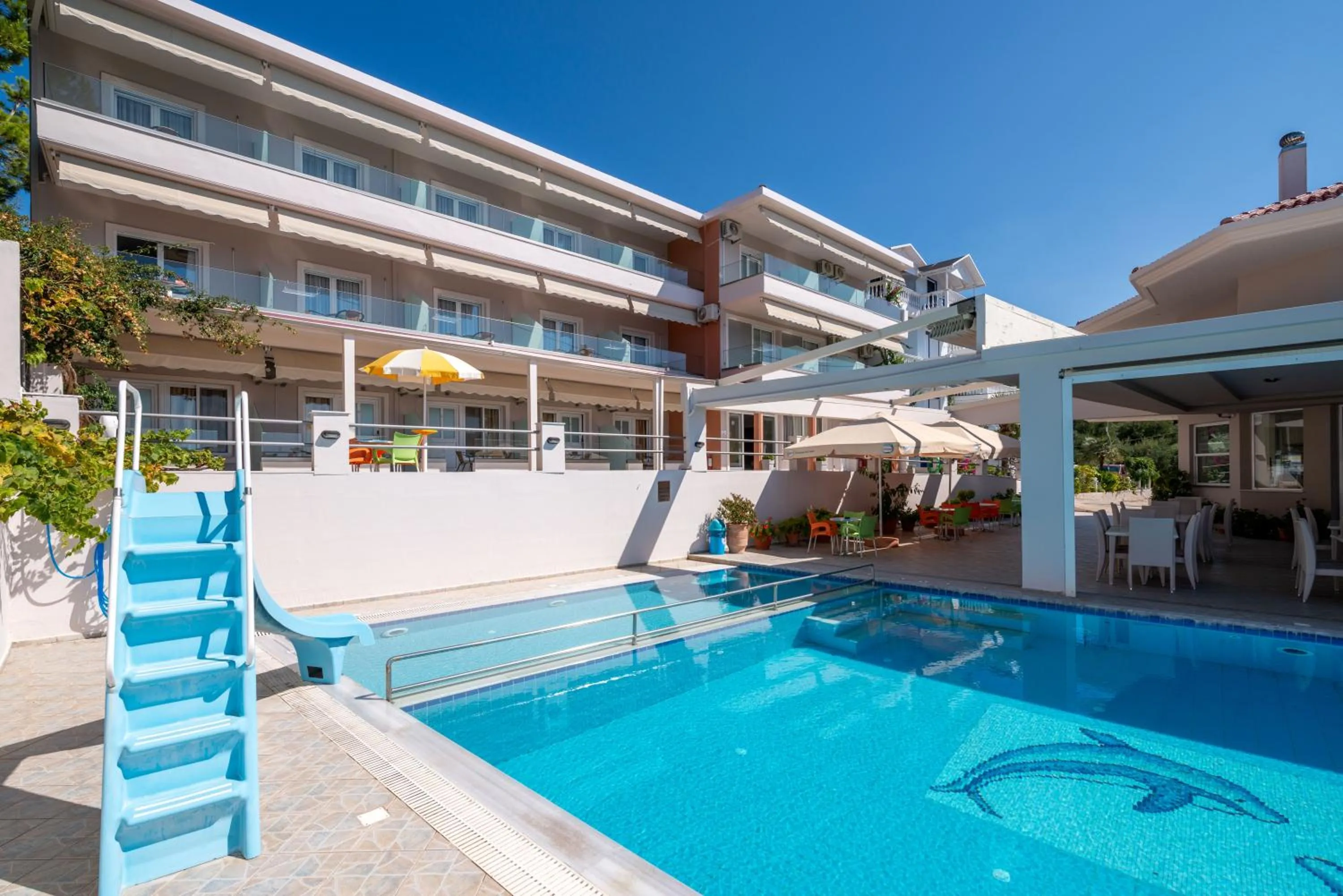 Swimming pool in Hotel Dimitra