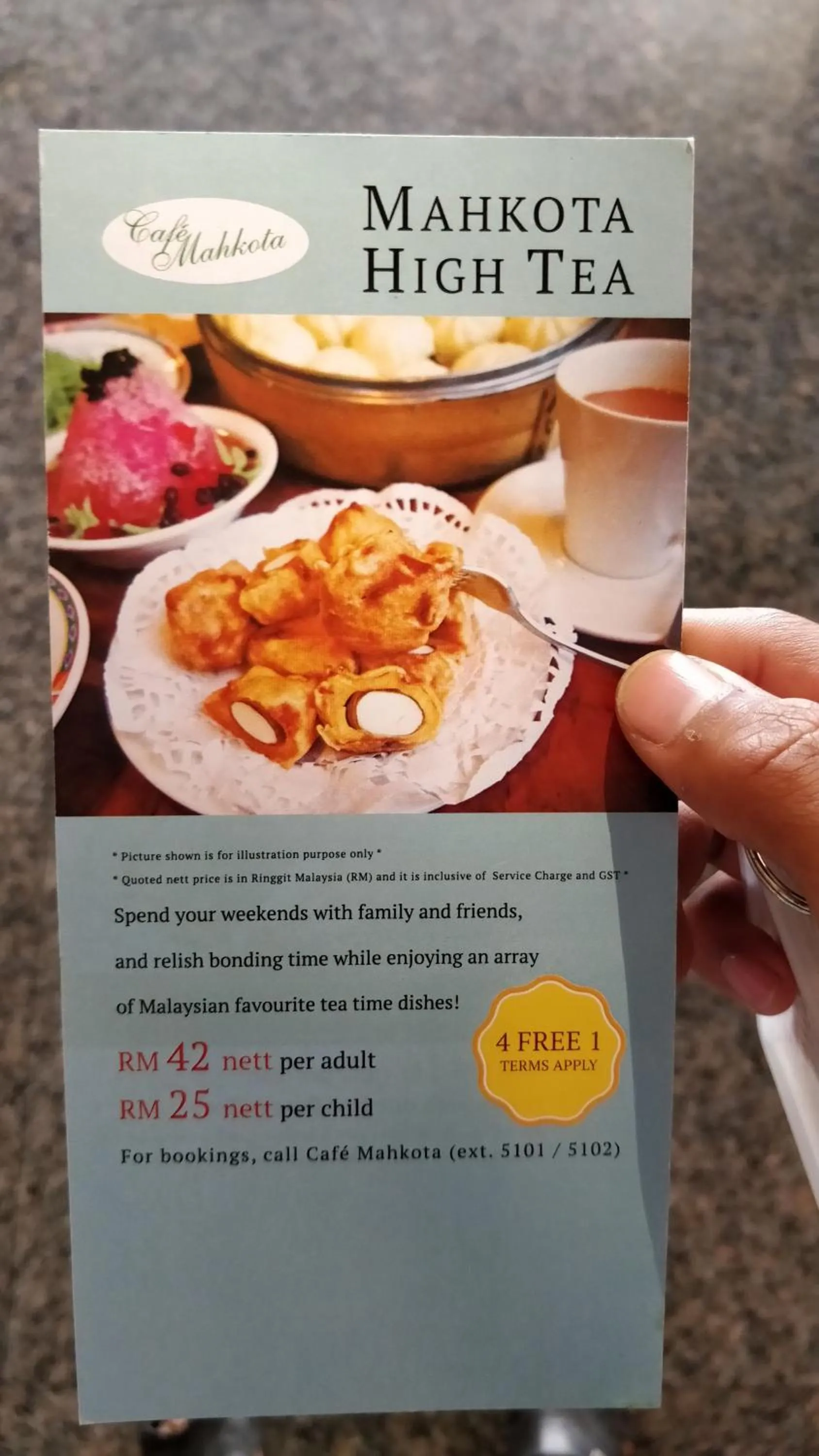 Food and drinks in Costa Mahkota Melaka - Family Homestay