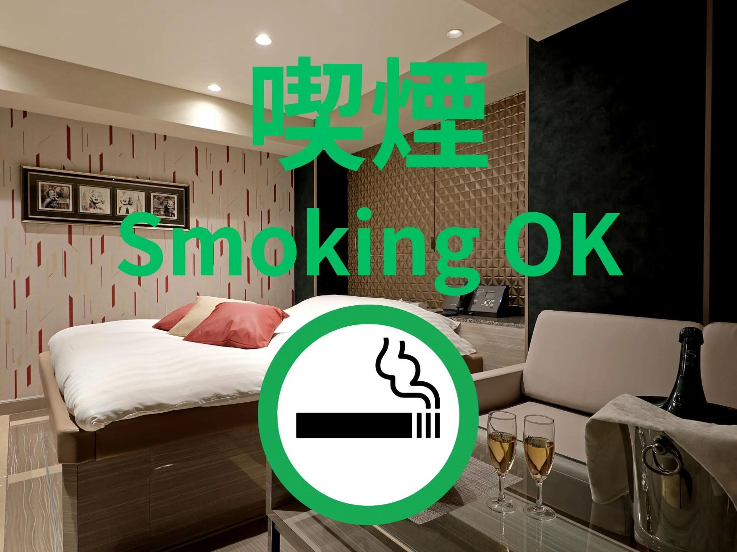 Photo of the whole room in Hotel Valentine Chiryu