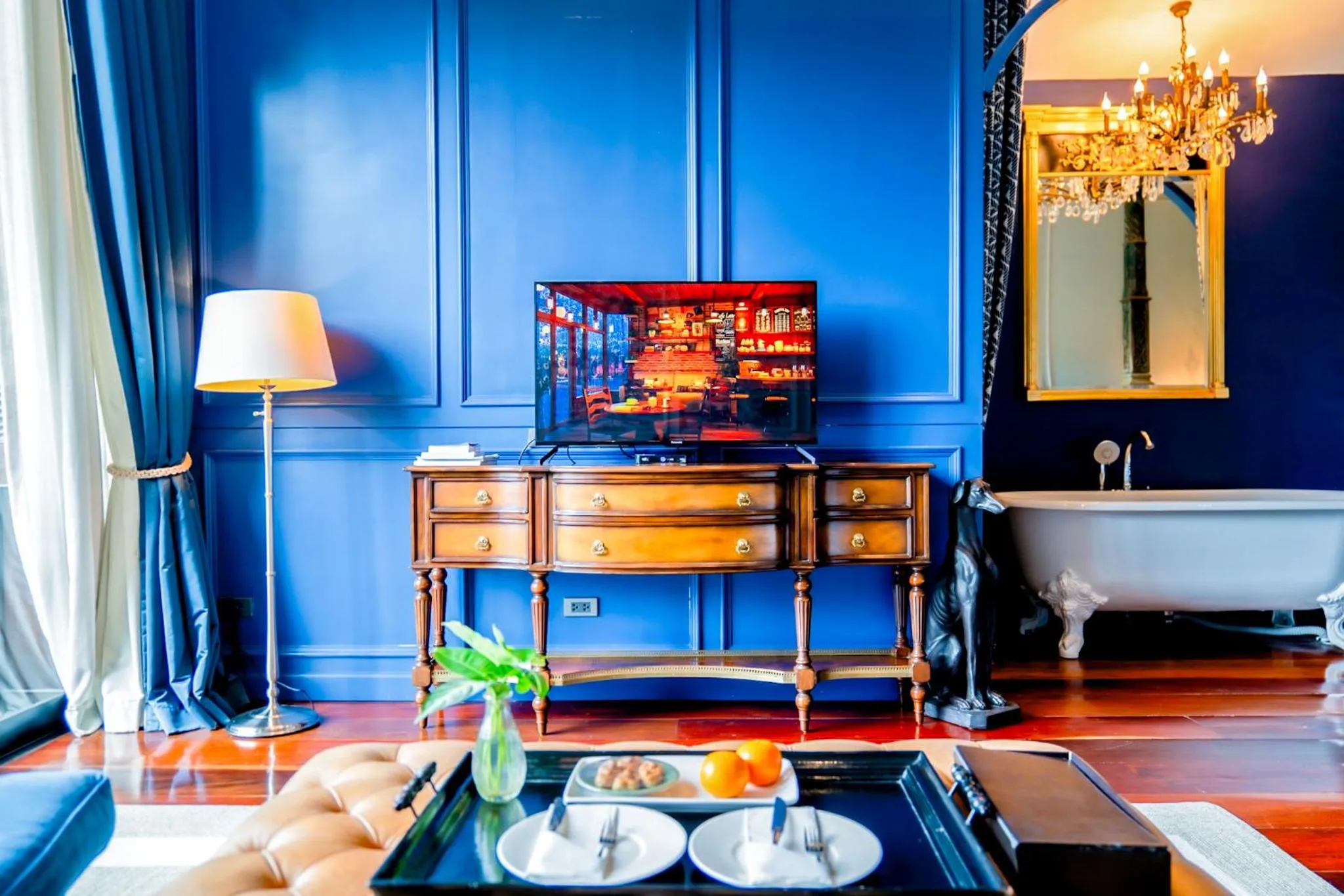 Living room in Chantra Khiri Chalet Chiang Mai