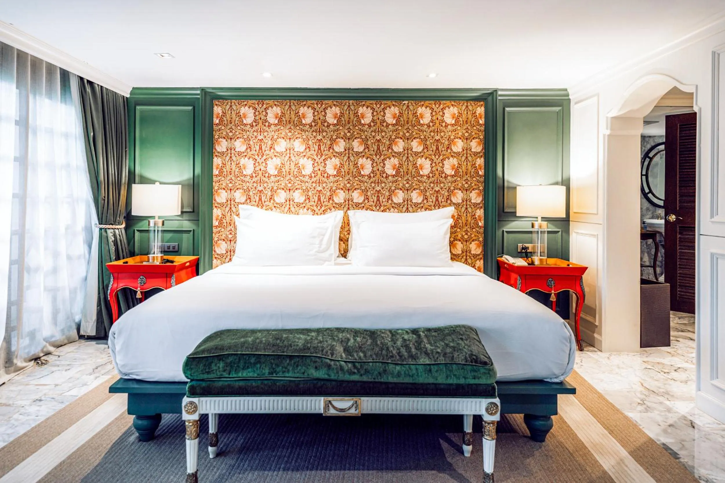 Bed in Chantra Khiri Chalet Chiang Mai