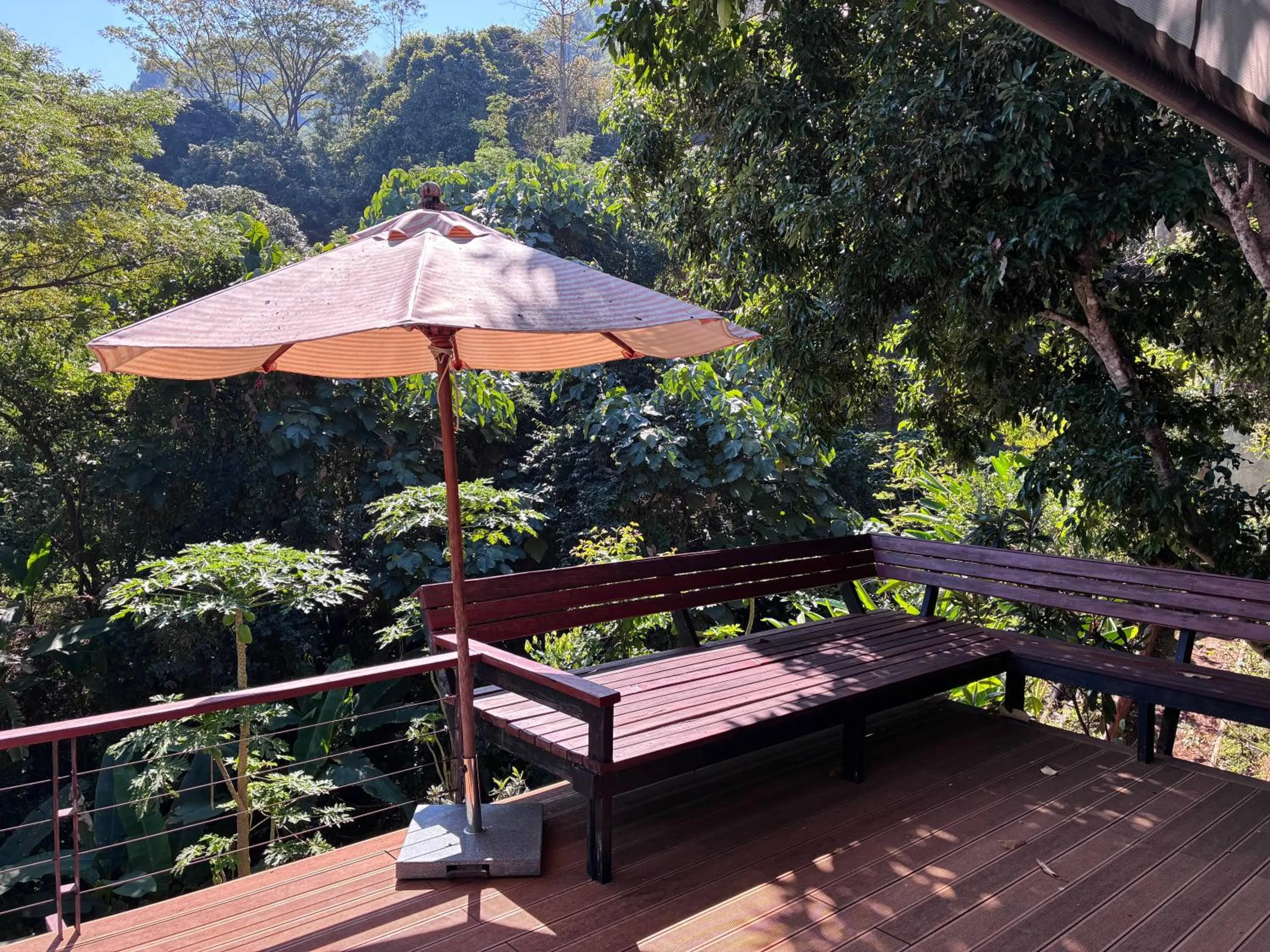 Balcony/Terrace in Chantra Khiri Chalet Chiang Mai