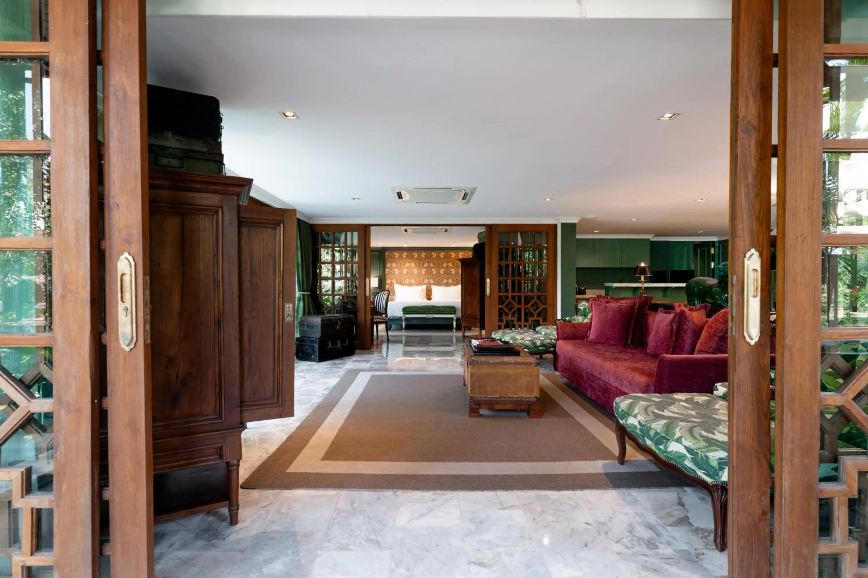 Living room in Chantra Khiri Chalet Chiang Mai