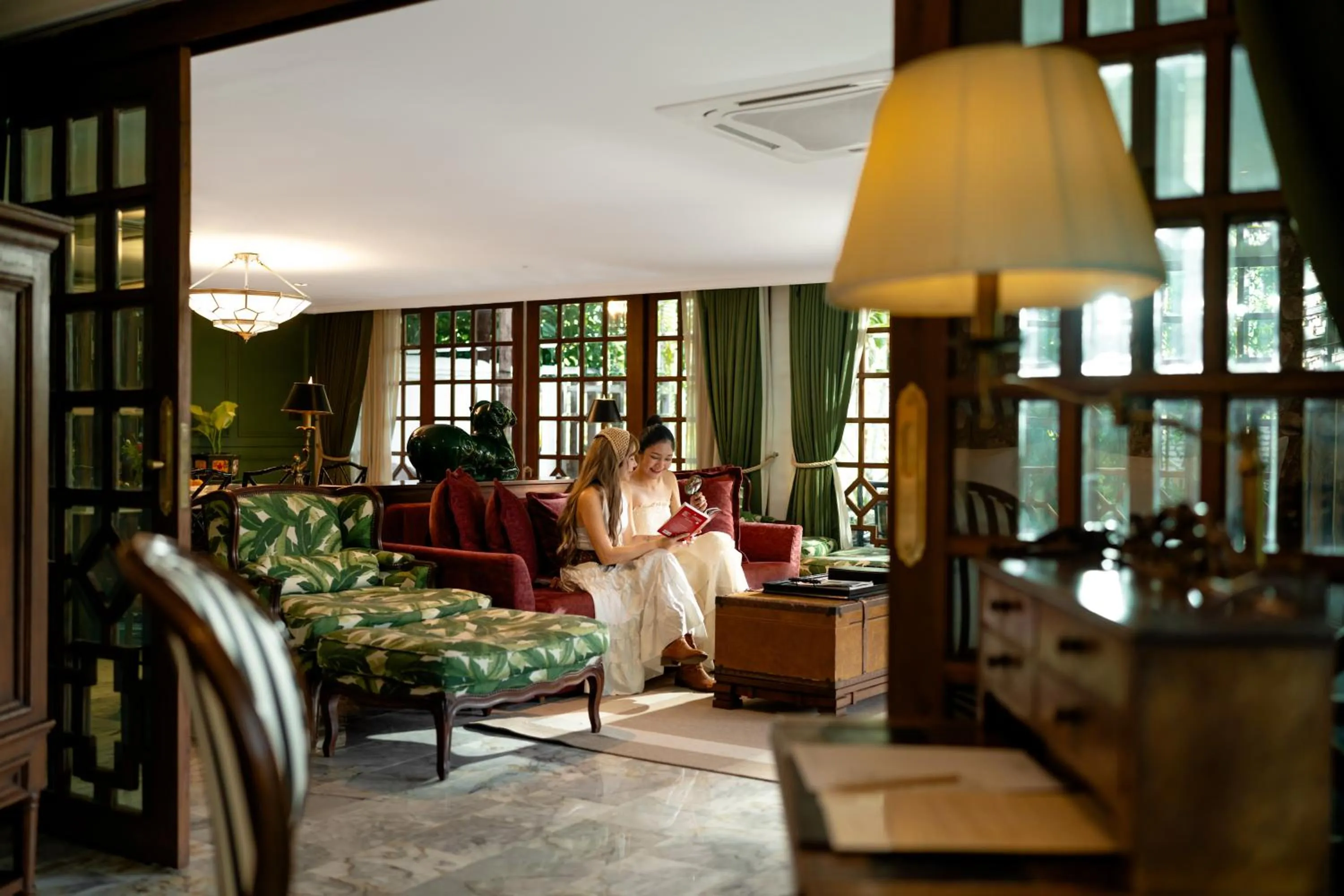 Living room in Chantra Khiri Chalet Chiang Mai