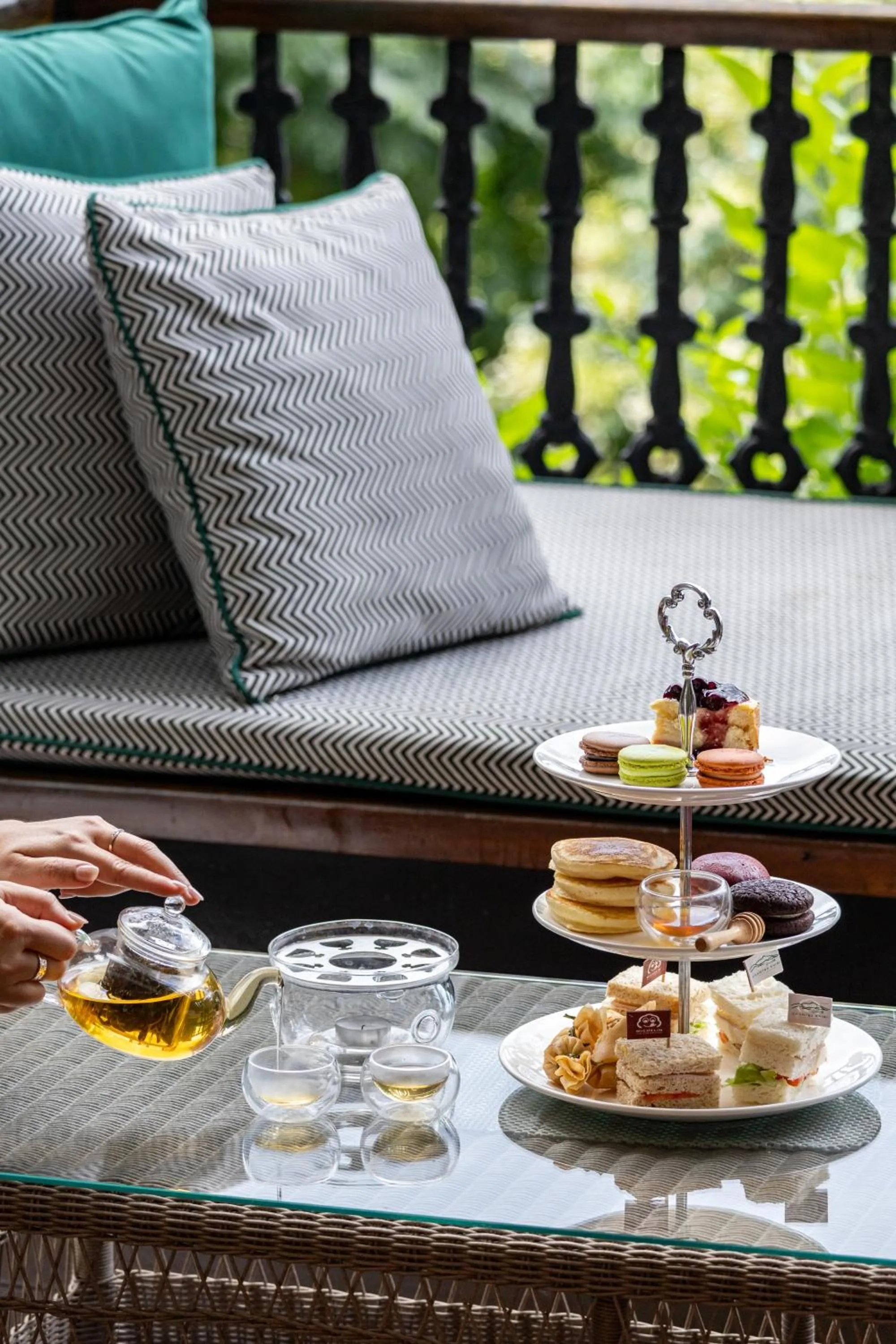 Balcony/Terrace in Chantra Khiri Chalet Chiang Mai