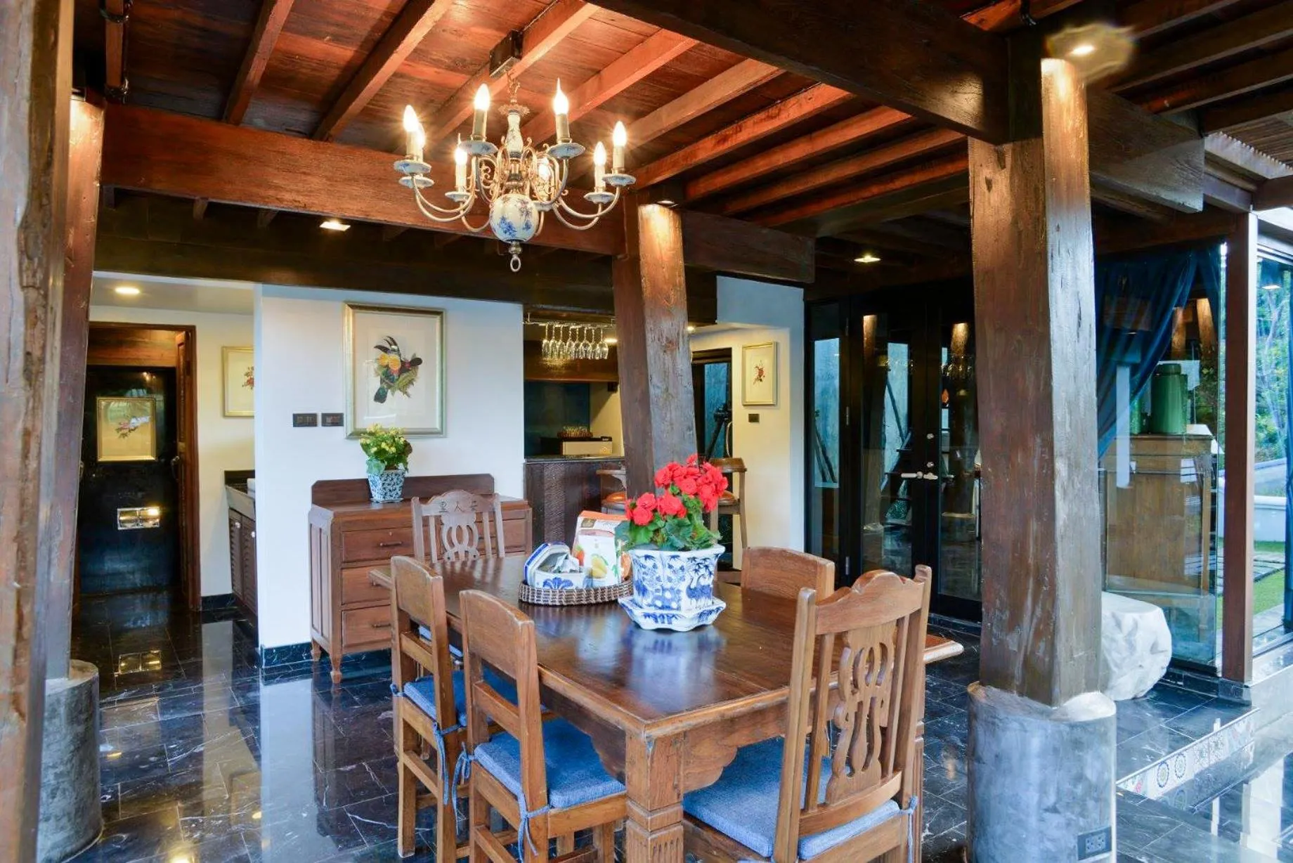 Living room in Chantra Khiri Chalet Chiang Mai