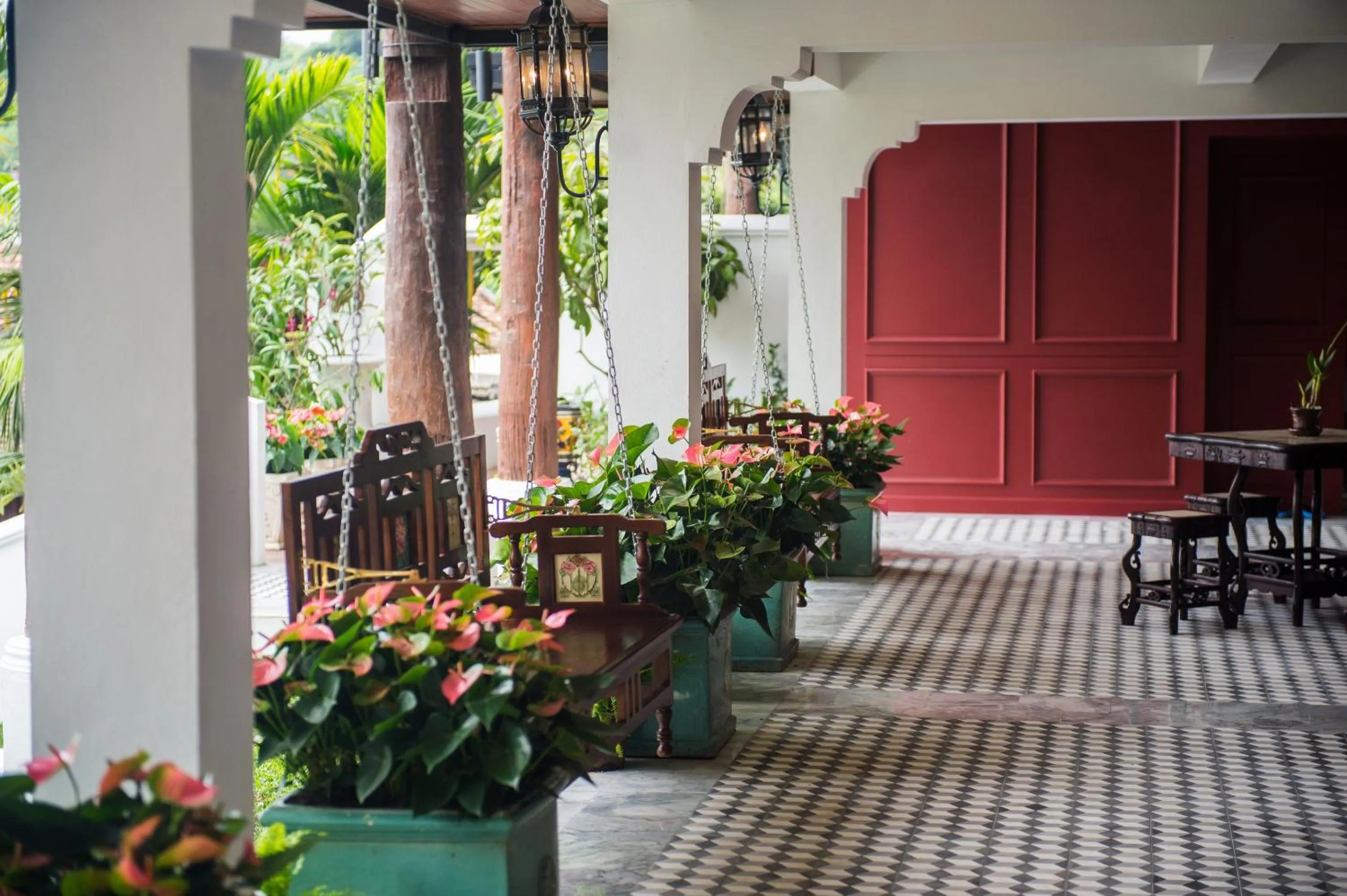 Garden in Chantra Khiri Chalet Chiang Mai