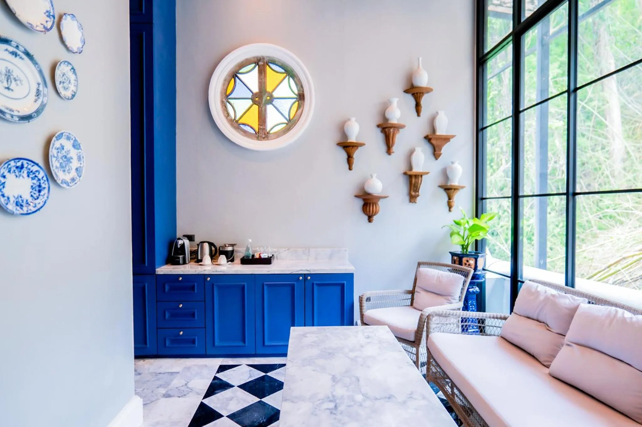 Living room in Chantra Khiri Chalet Chiang Mai