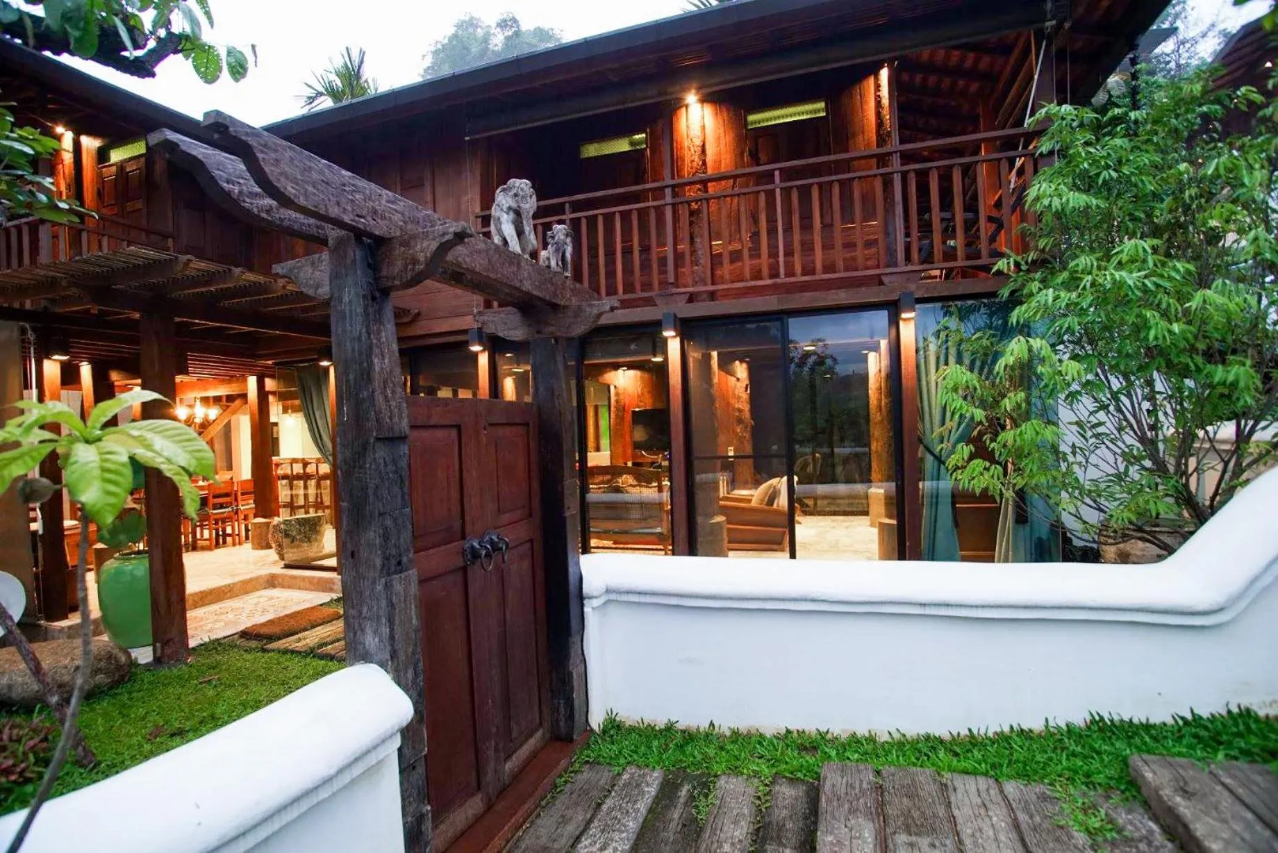 Garden in Chantra Khiri Chalet Chiang Mai