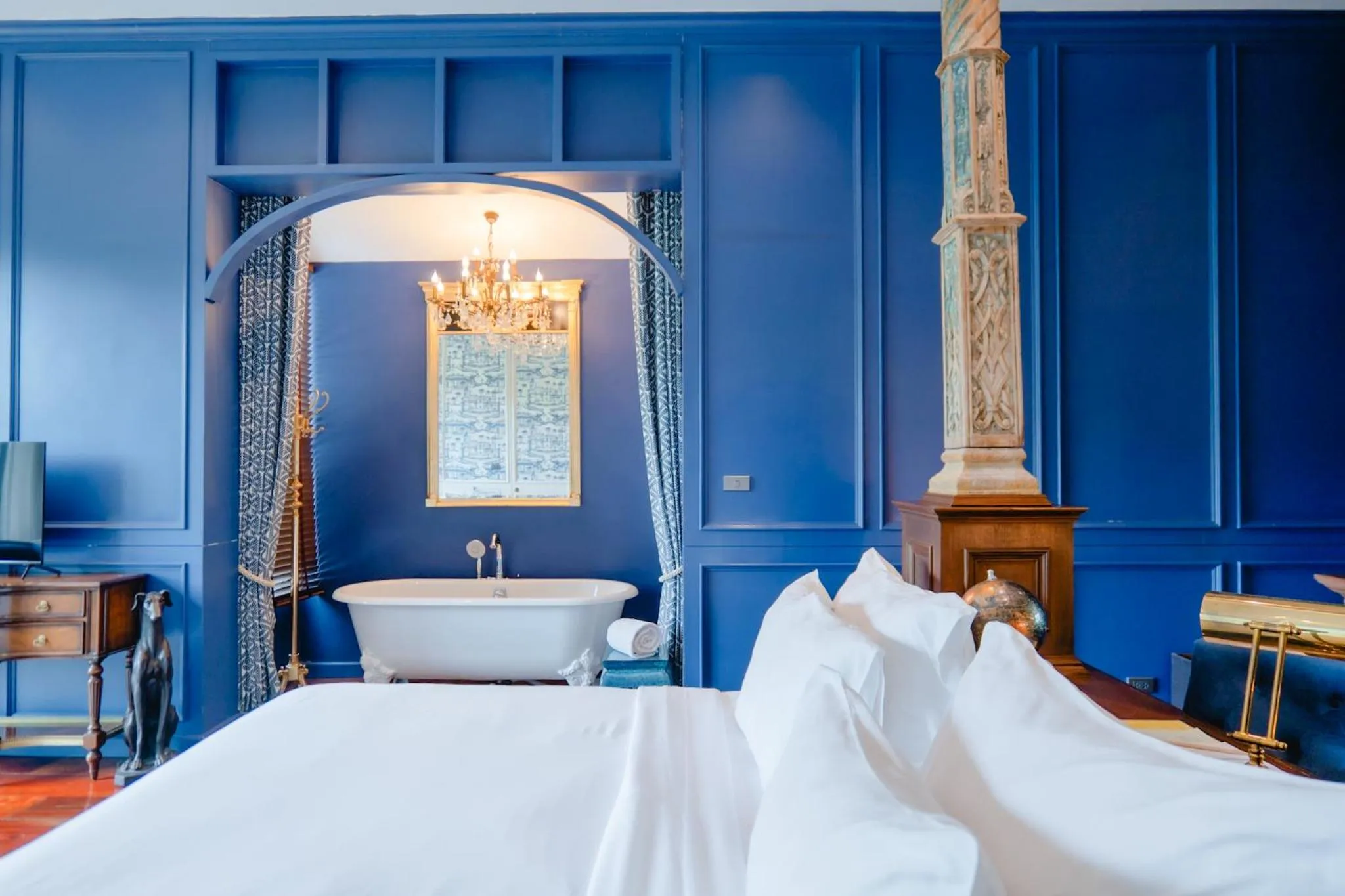 Bed in Chantra Khiri Chalet Chiang Mai