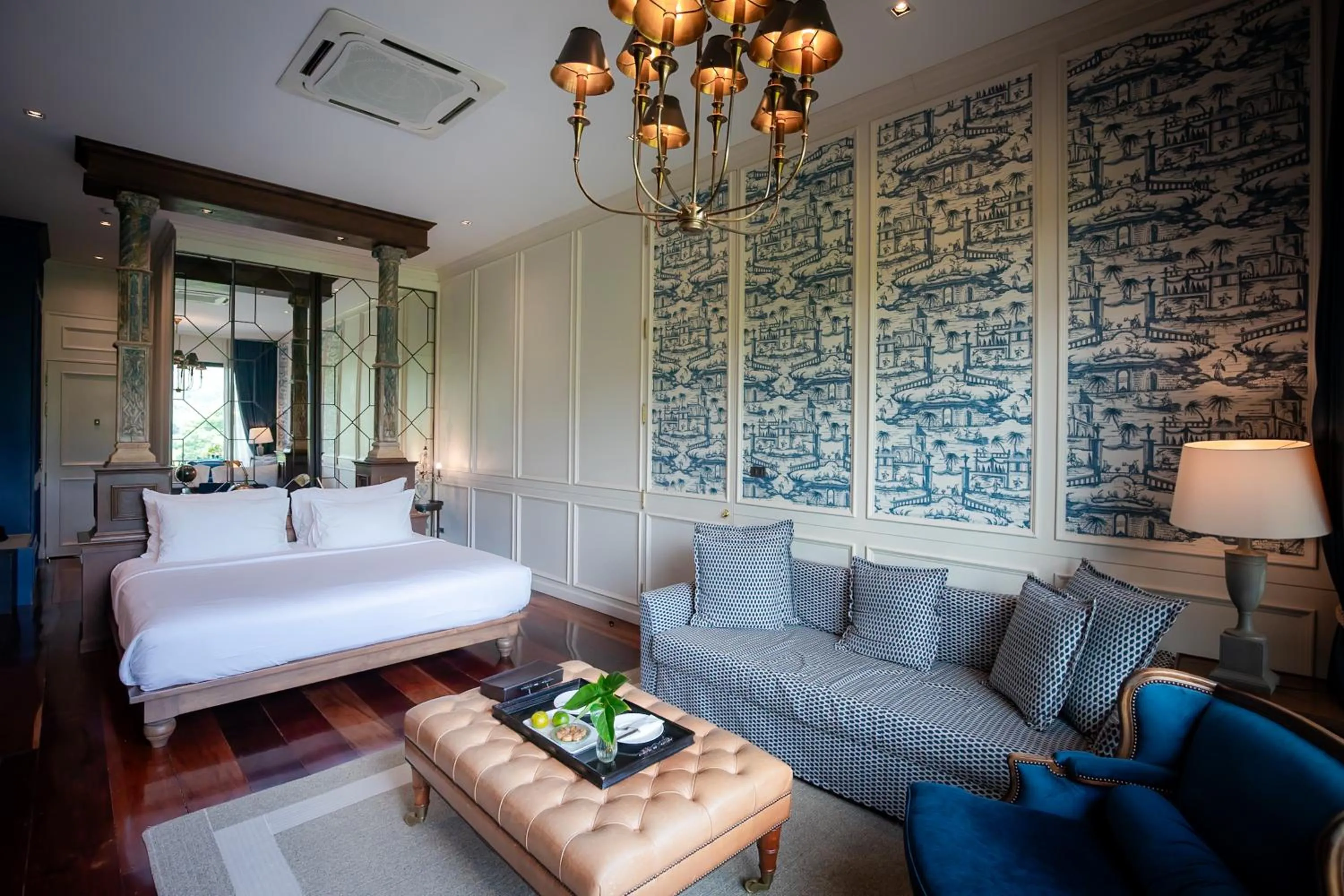 Bed in Chantra Khiri Chalet Chiang Mai