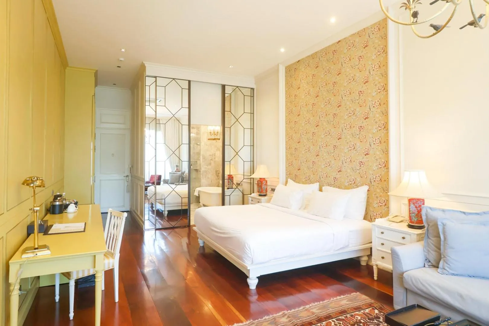 Bed in Chantra Khiri Chalet Chiang Mai