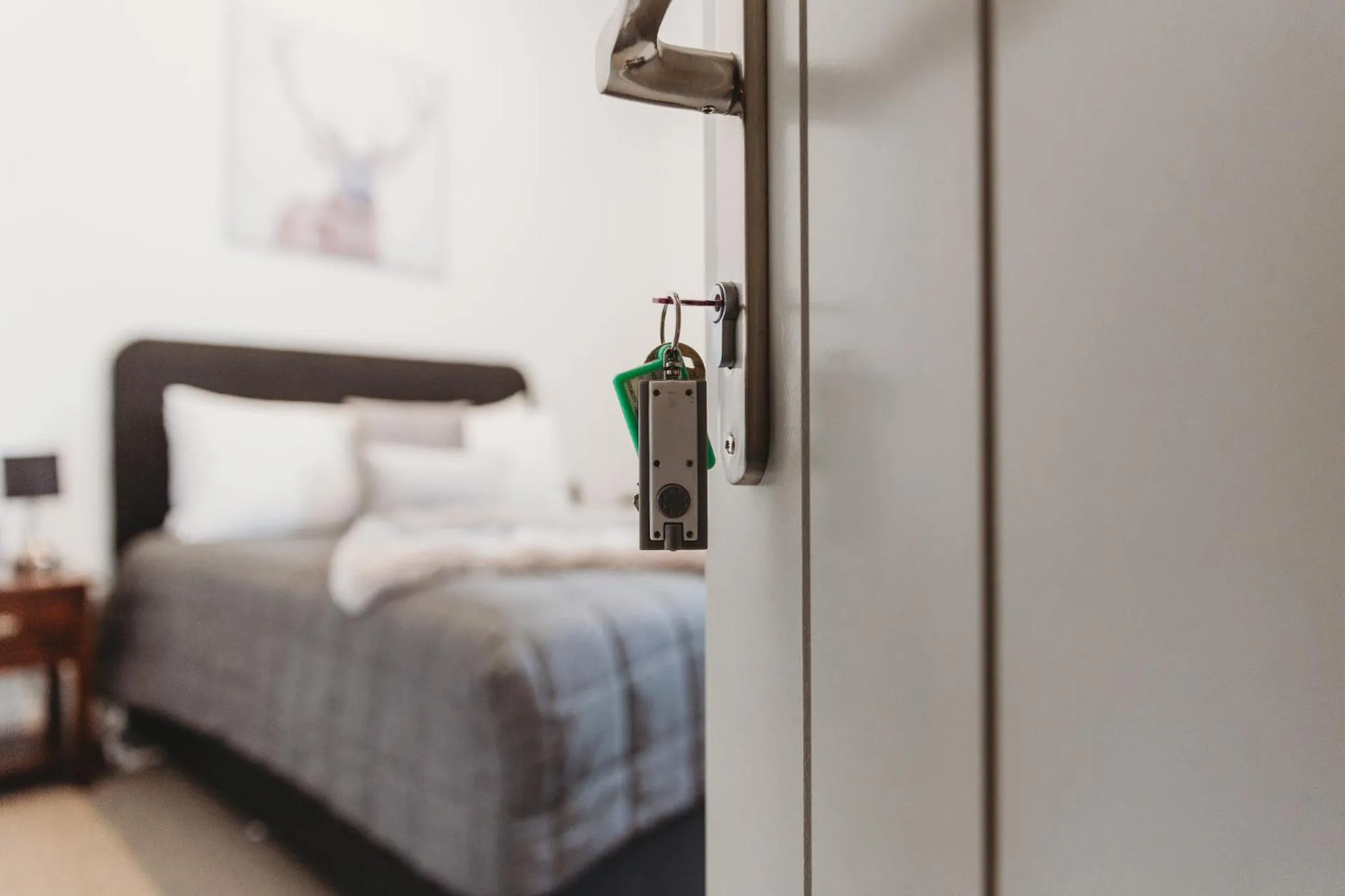 Bed in Talisman Hotel & Restaurant