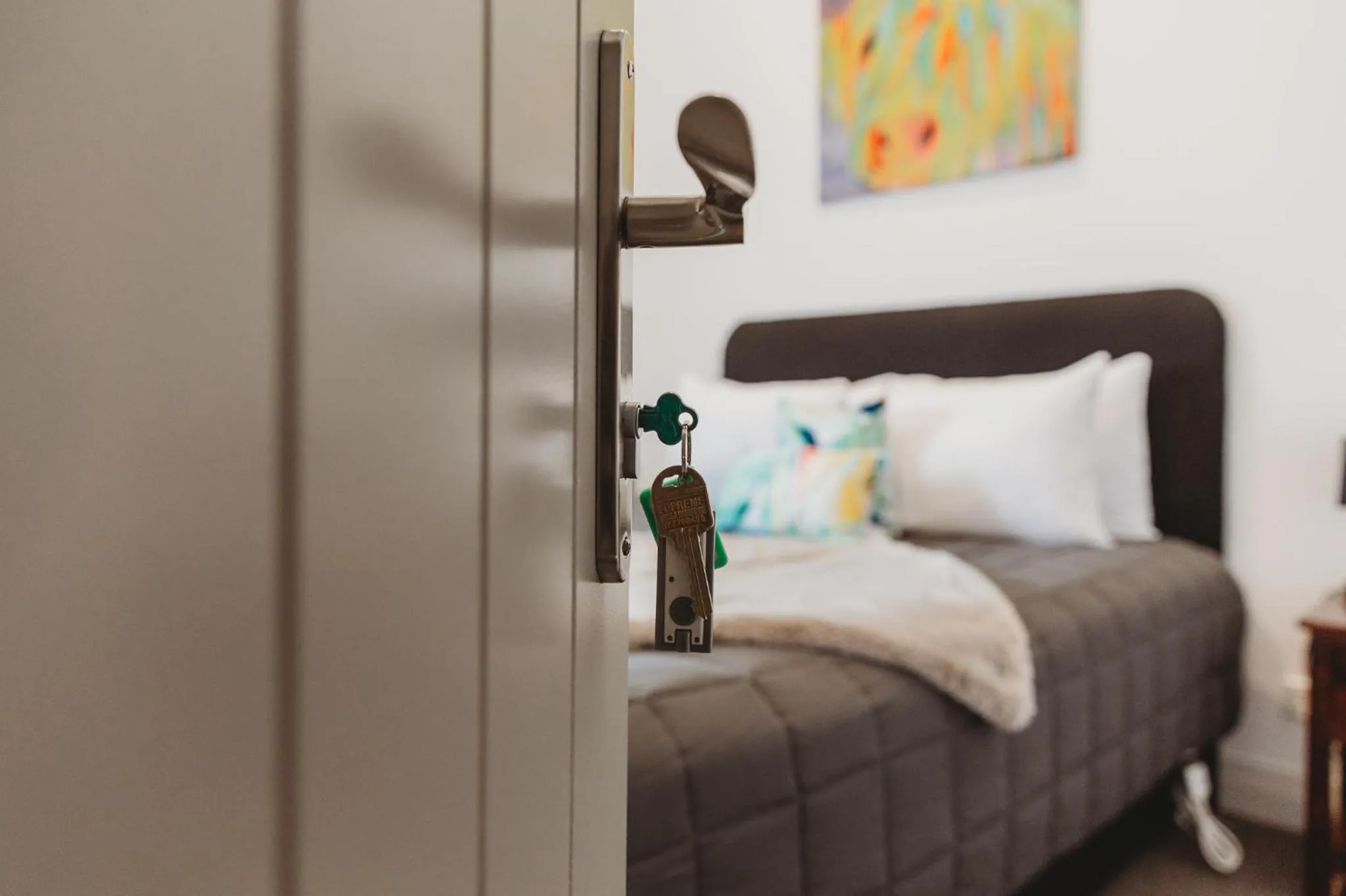 Bed in Talisman Hotel & Restaurant