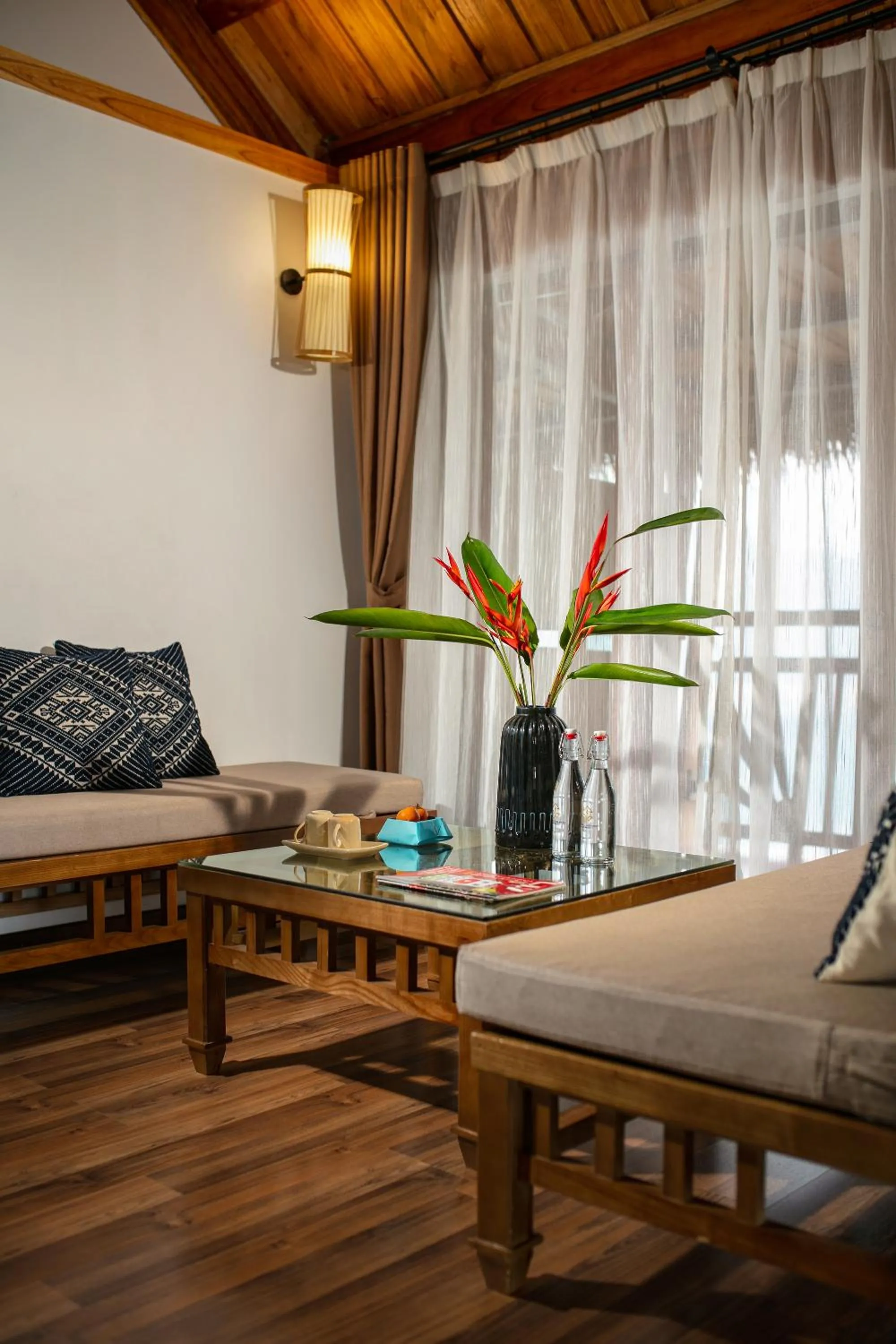 Bedroom in Mai Chau Hideaway Lake Resort