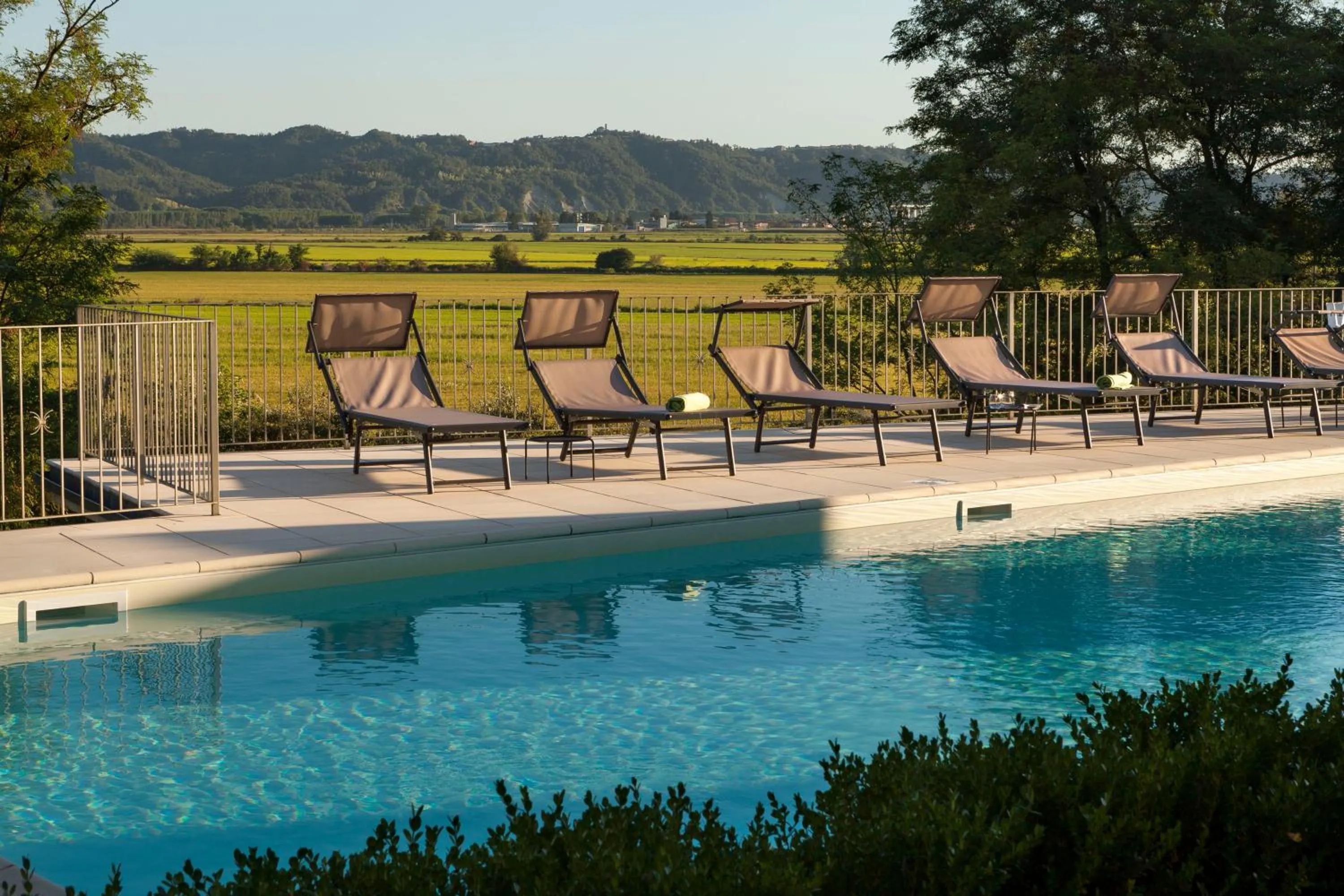 Swimming pool in Borgo Ramezzana Country House