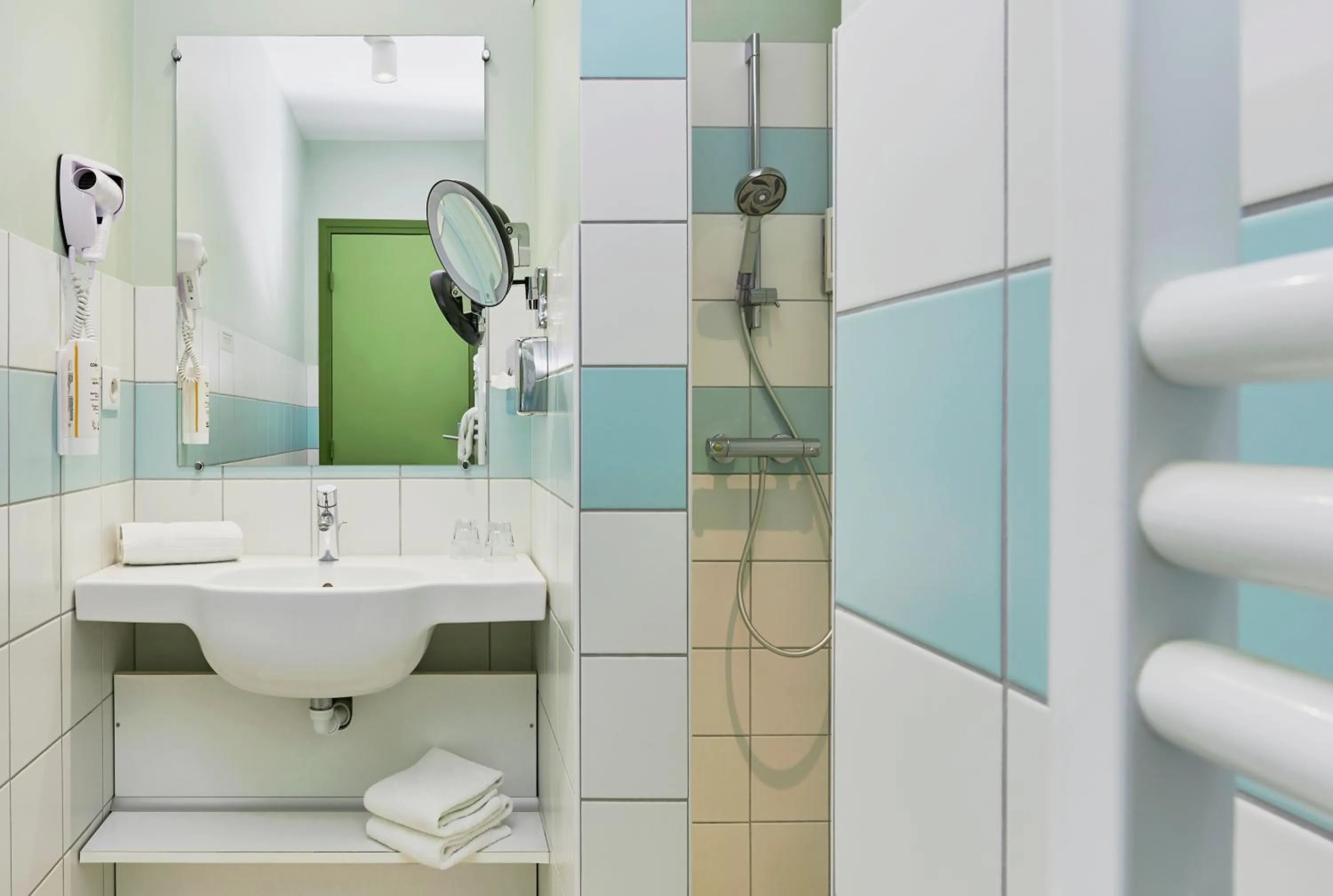 Shower in Hotel Spa Les Saules