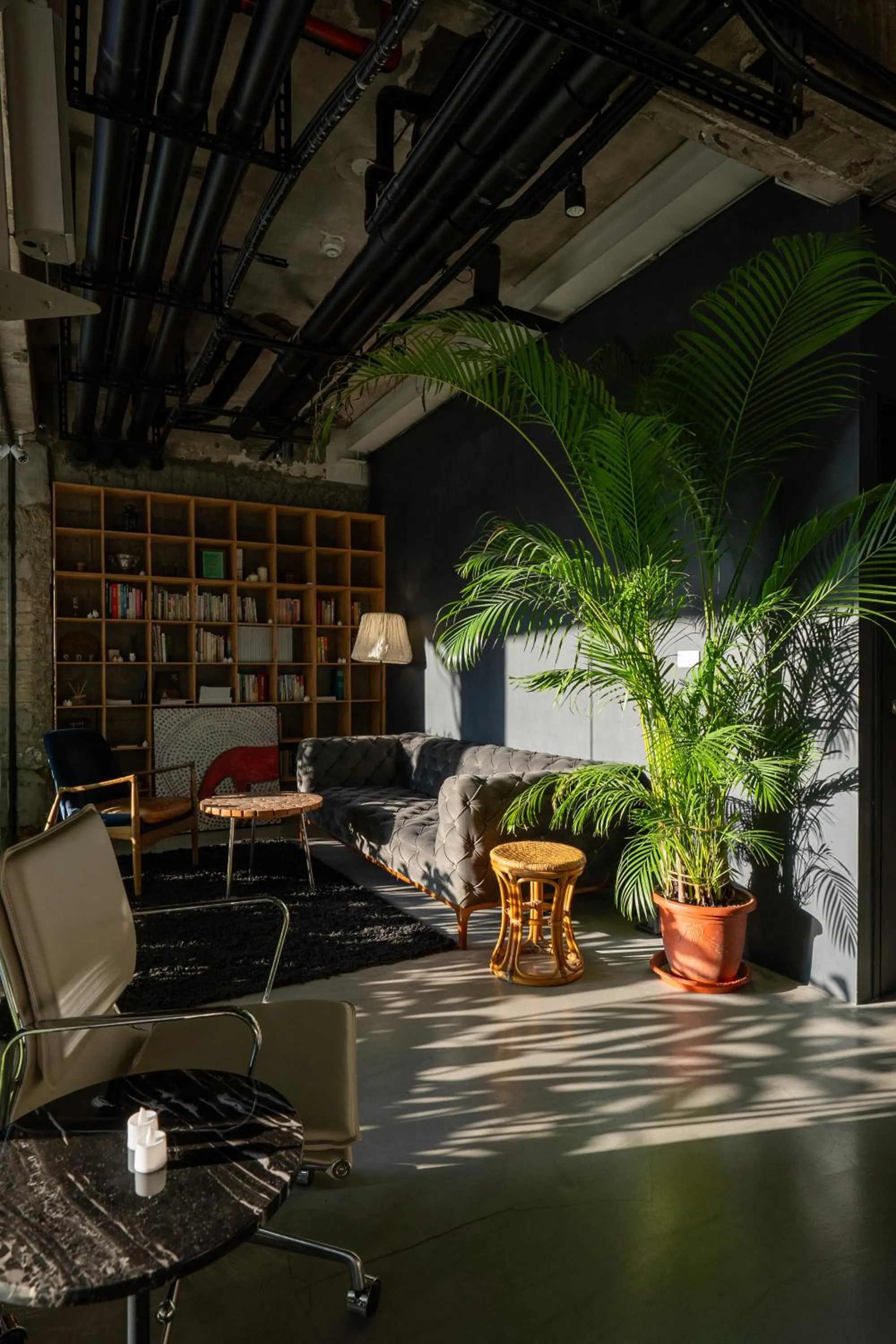 Seating area in SOF Hotel