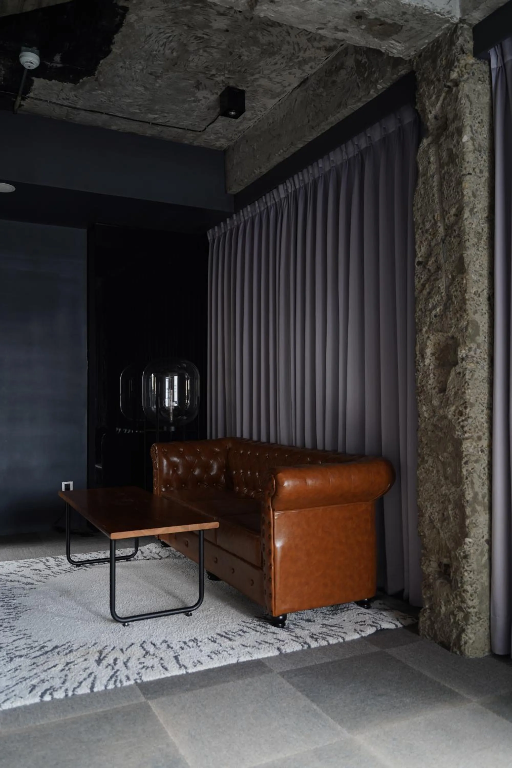 Seating area in SOF Hotel